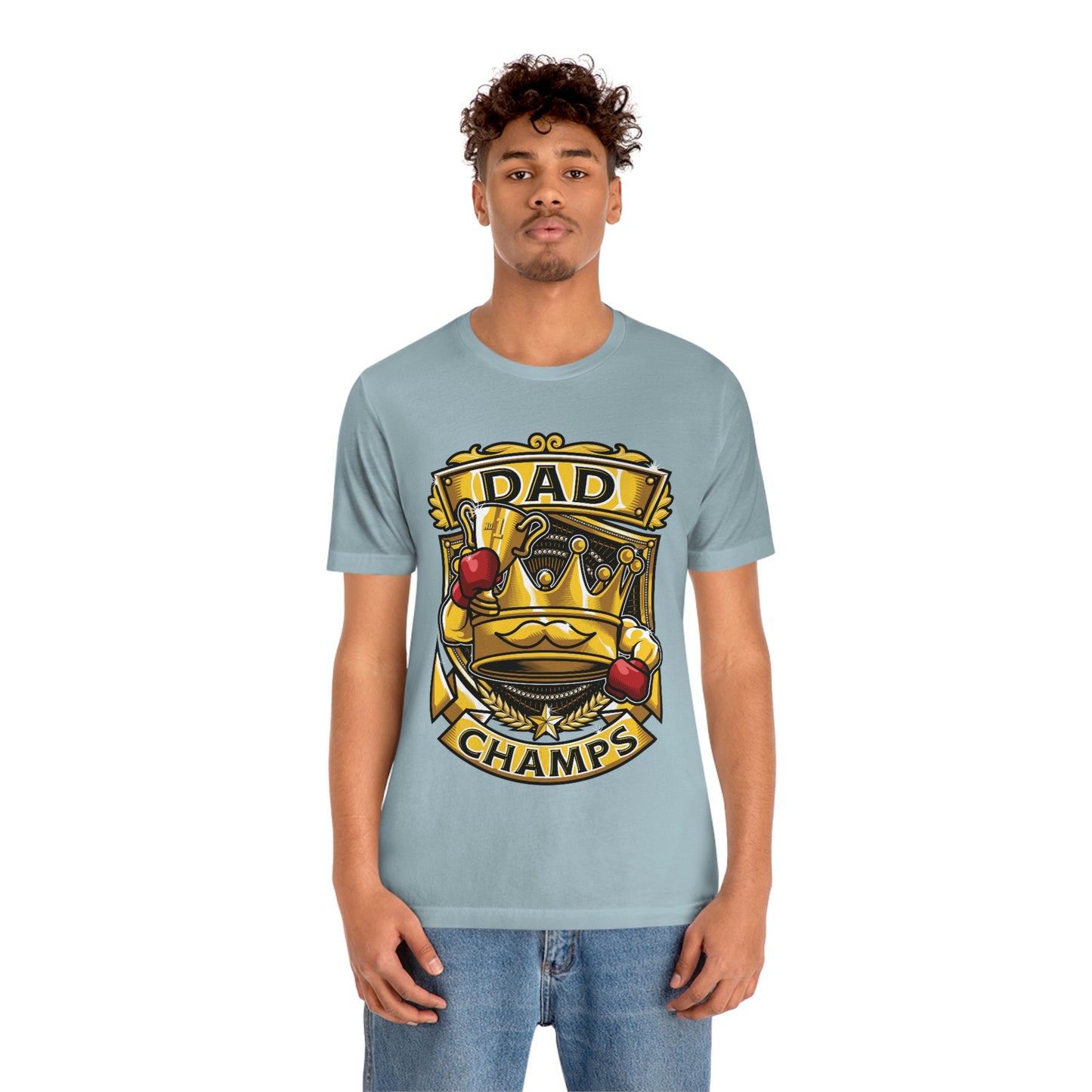 Dad Champs! - Unisex Jersey Short Sleeve Tee (Canvas-Bella)