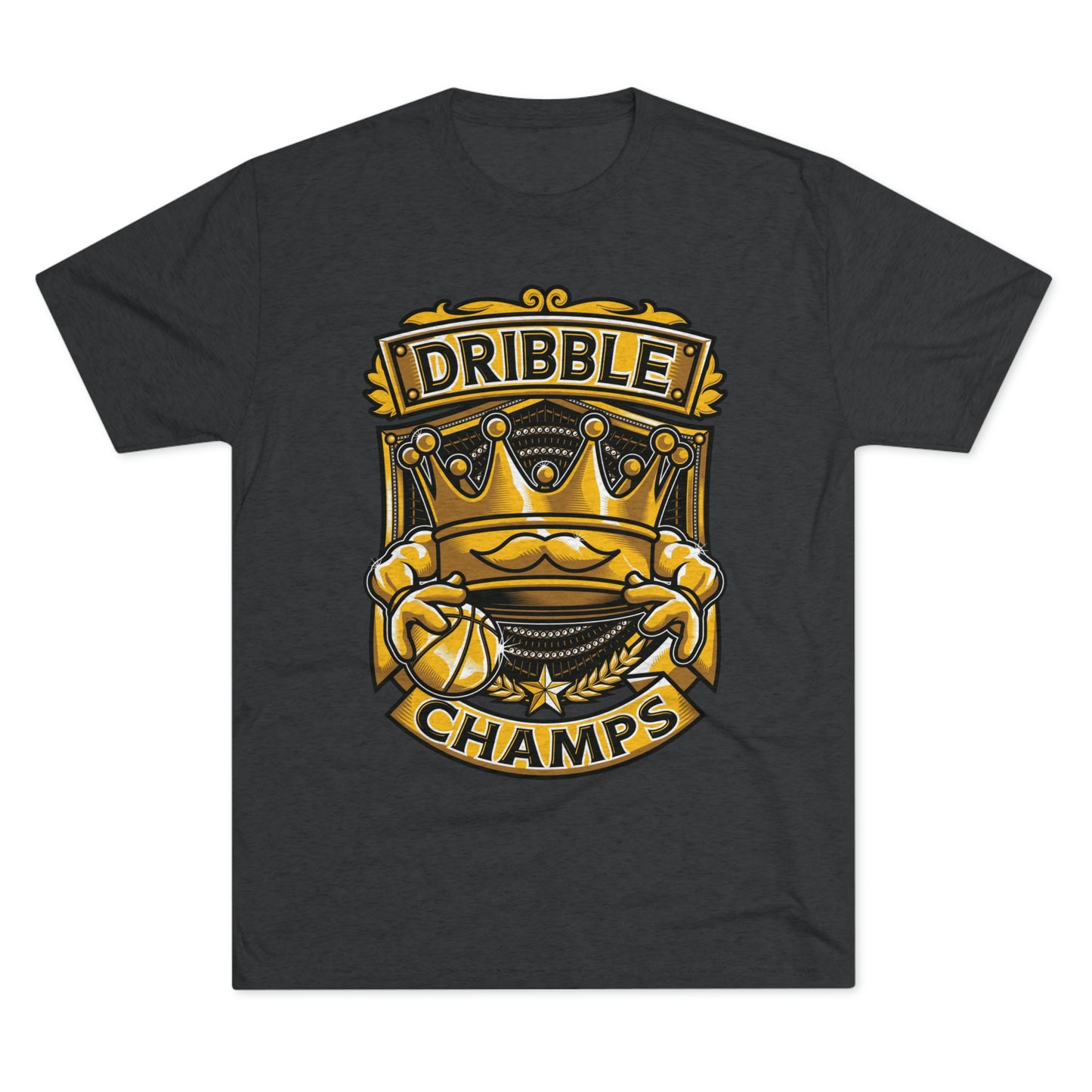 DRIBBLE CHAMPS - PREMIUM SOFT - Unisex Tri-Blend Crew Tee (Next Level 6010)