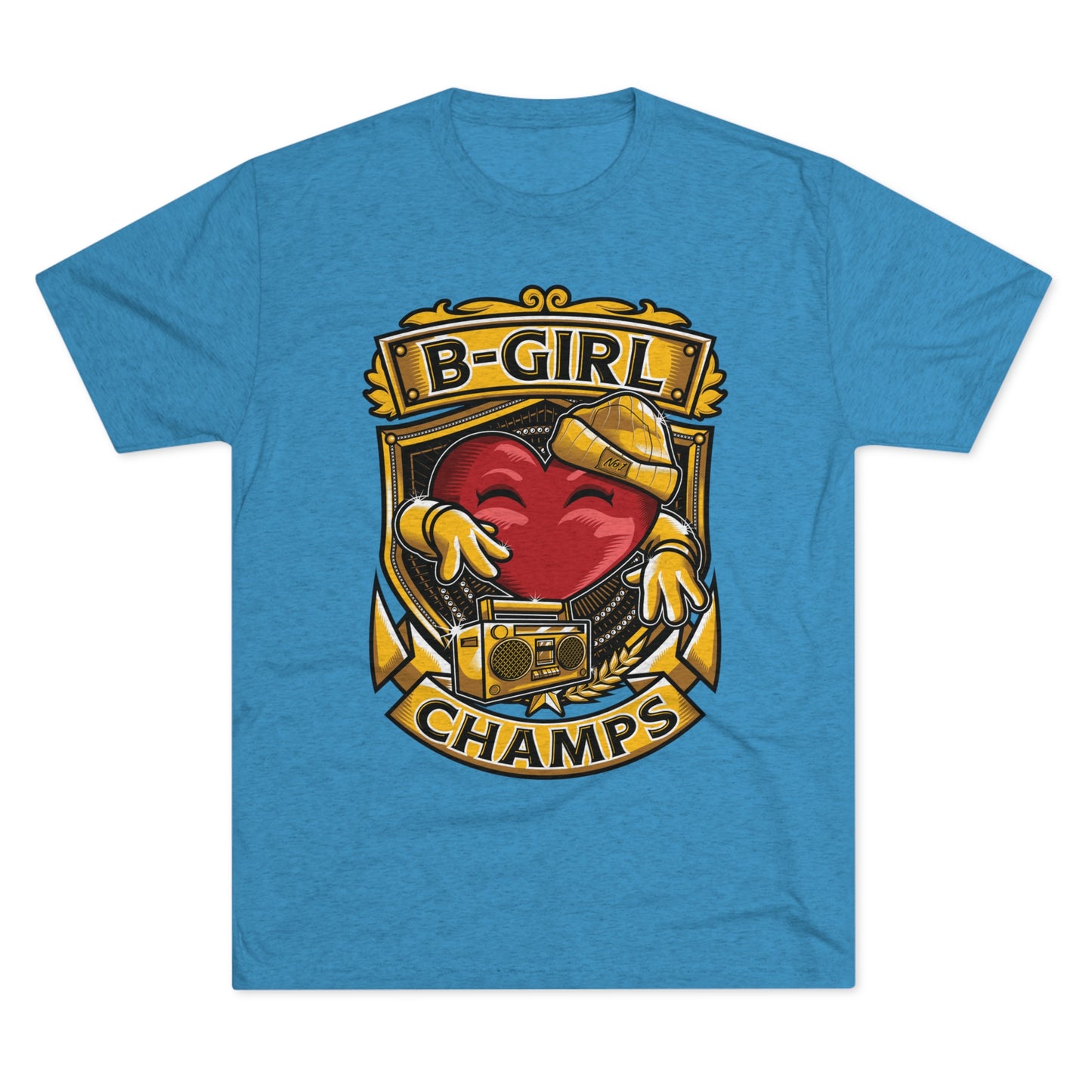 B-GIRL CHAMPS - PREMIUM SOFT - Unisex Tri-Blend Crew Tee (Next Level 6010)