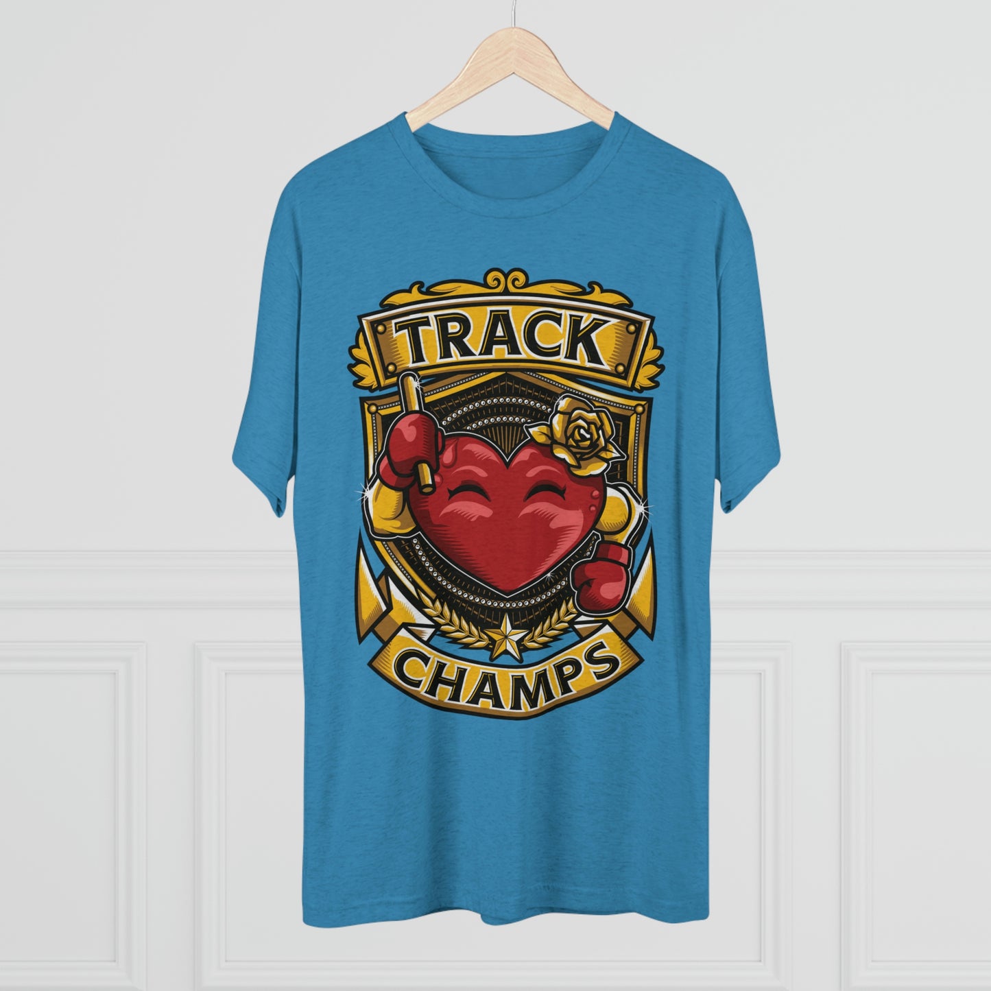 TRACK CHAMPS - PREMIUM SOFT - Unisex Tri-Blend Crew Tee (Next Level 6010)
