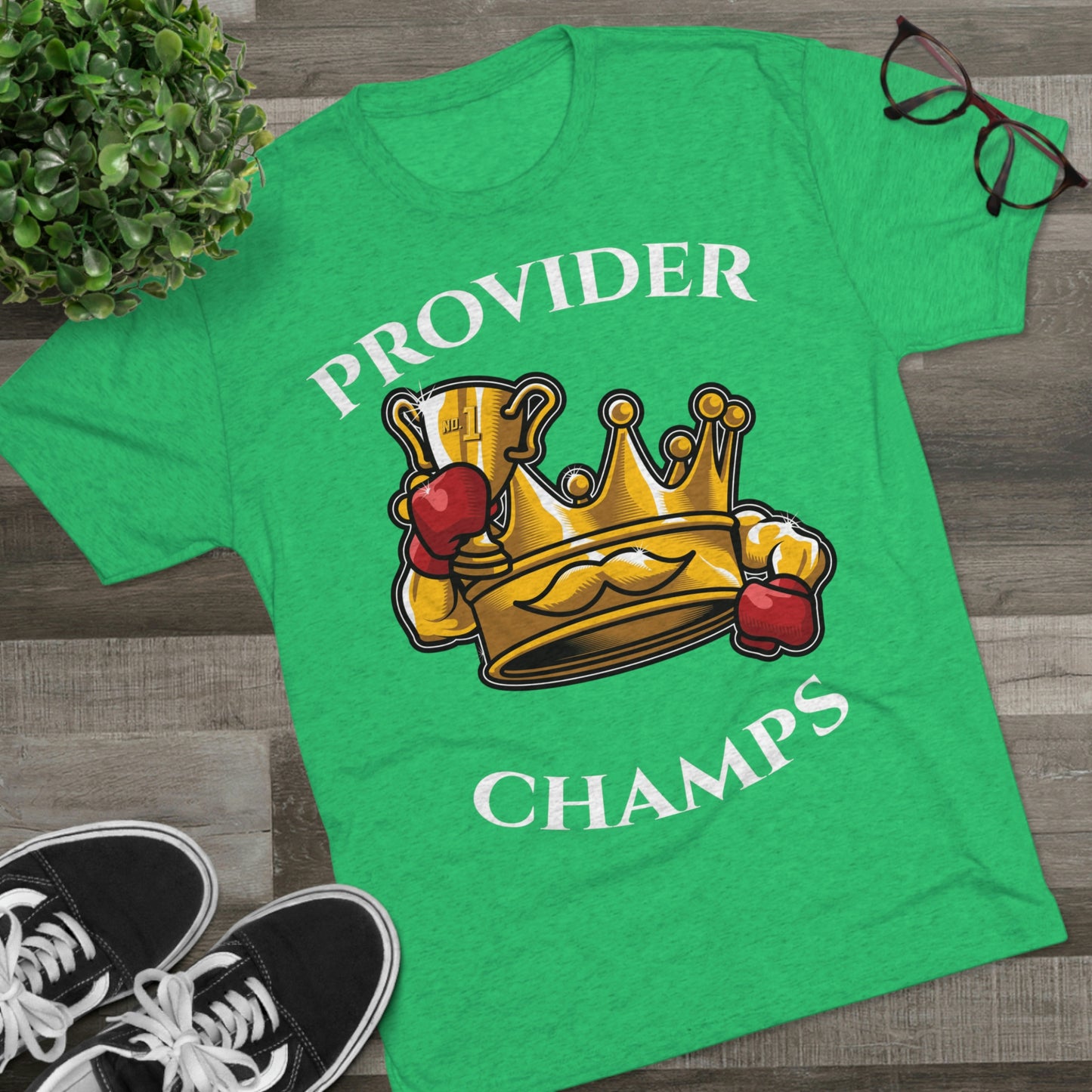 PROVIDER CHAMPS (Alternate Design) - PREMIUM SOFT - Unisex Tri-Blend Crew Tee (Next Level 6010)