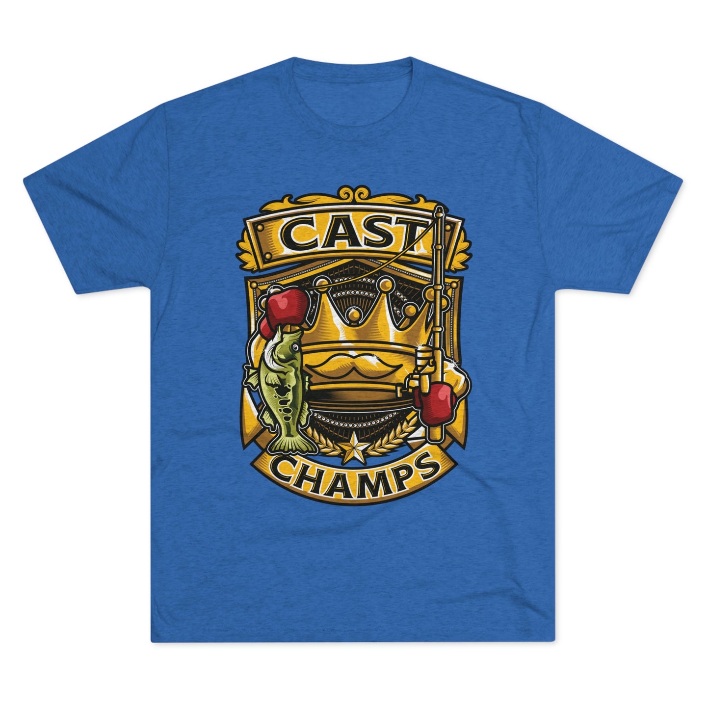 CAST CHAMPS - PREMIUM SOFT - Unisex Tri-Blend Crew Tee (Next Level 6010)