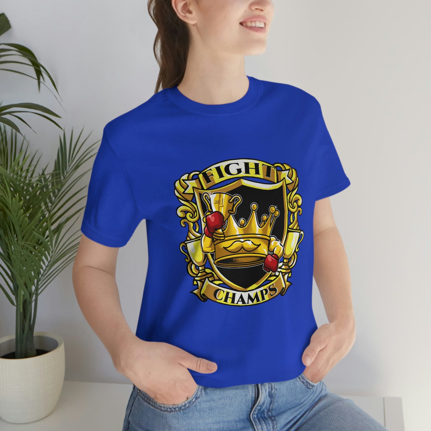Fight Champs! Unisex Jersey Short Sleeve Tee (Bella+Canvas)