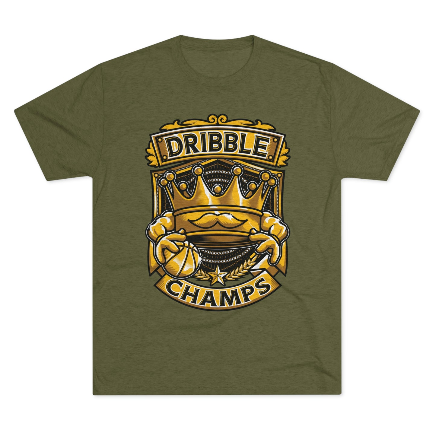 DRIBBLE CHAMPS - PREMIUM SOFT - Unisex Tri-Blend Crew Tee (Next Level 6010)