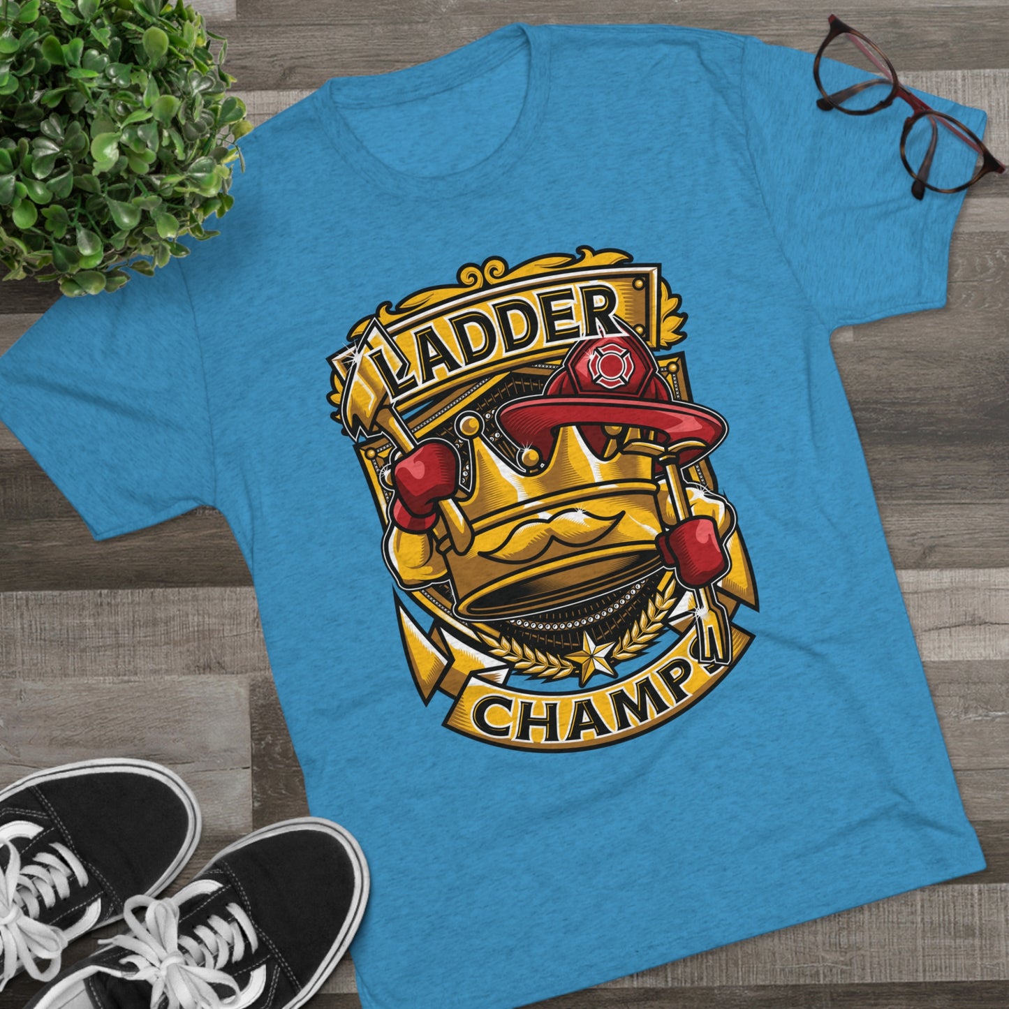 LADDER CHAMPS - PREMIUM SOFT - Unisex Tri-Blend Crew Tee (Next Level 6010)