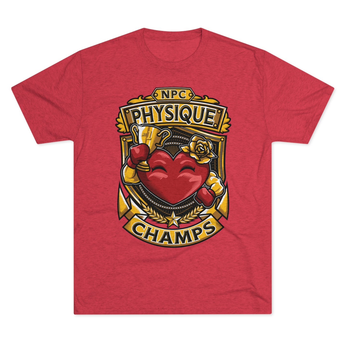 NPC PHYSIQUE CHAMPS - PREMIUM SOFT - Unisex Tri-Blend Crew Tee (Next Level 6010)
