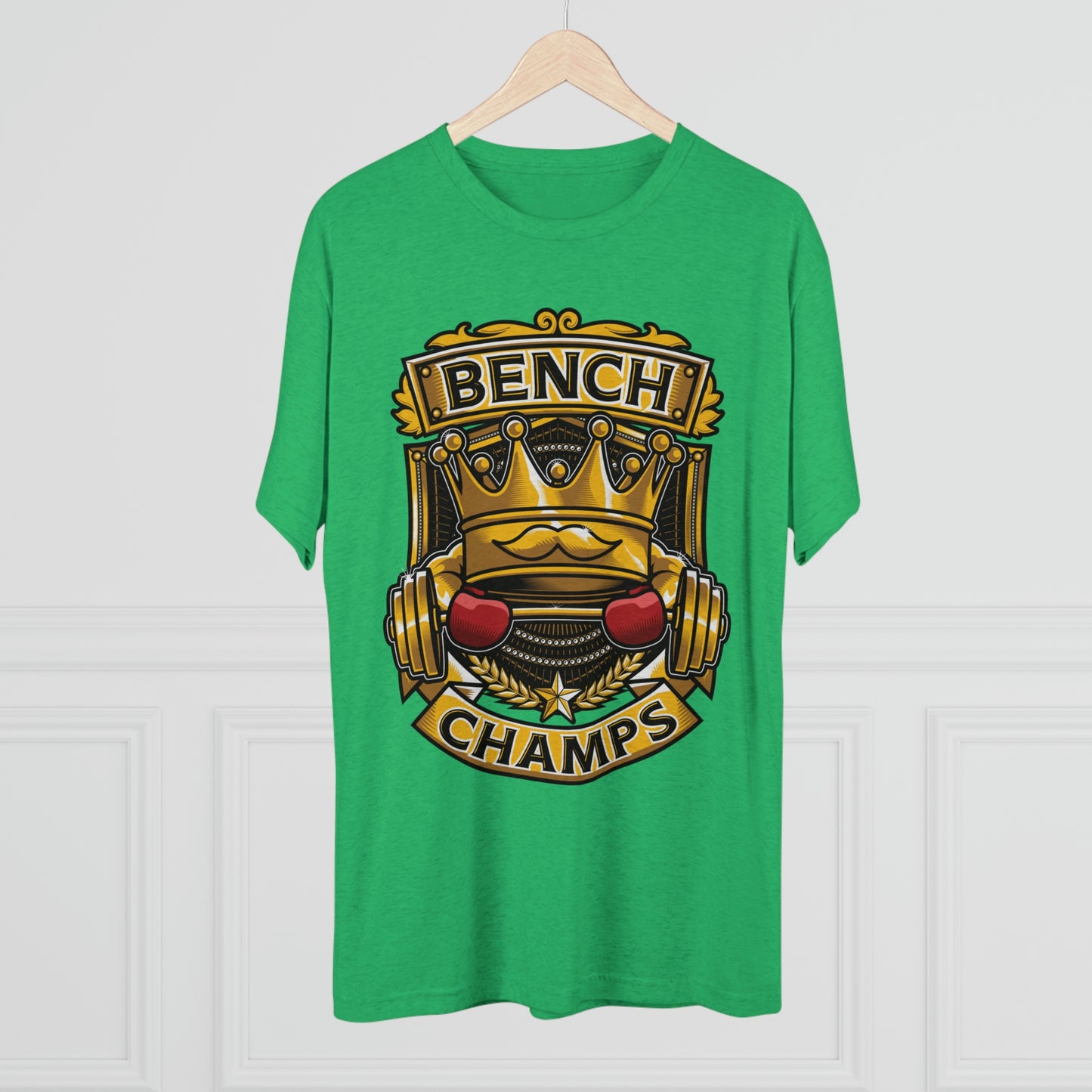 BENCH CHAMPS - PREMIUM SOFT - Unisex Tri-Blend Crew Tee (Next Level 6010)