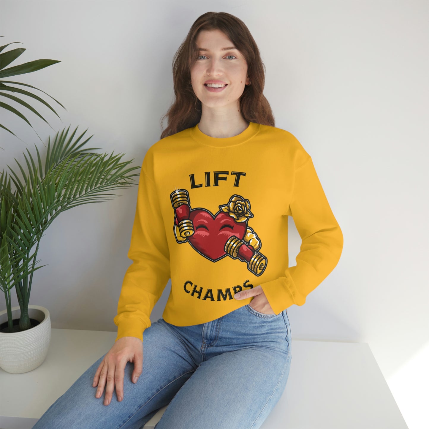 Lift Champs! - Unisex Heavy Blend™ Crewneck Sweatshirt