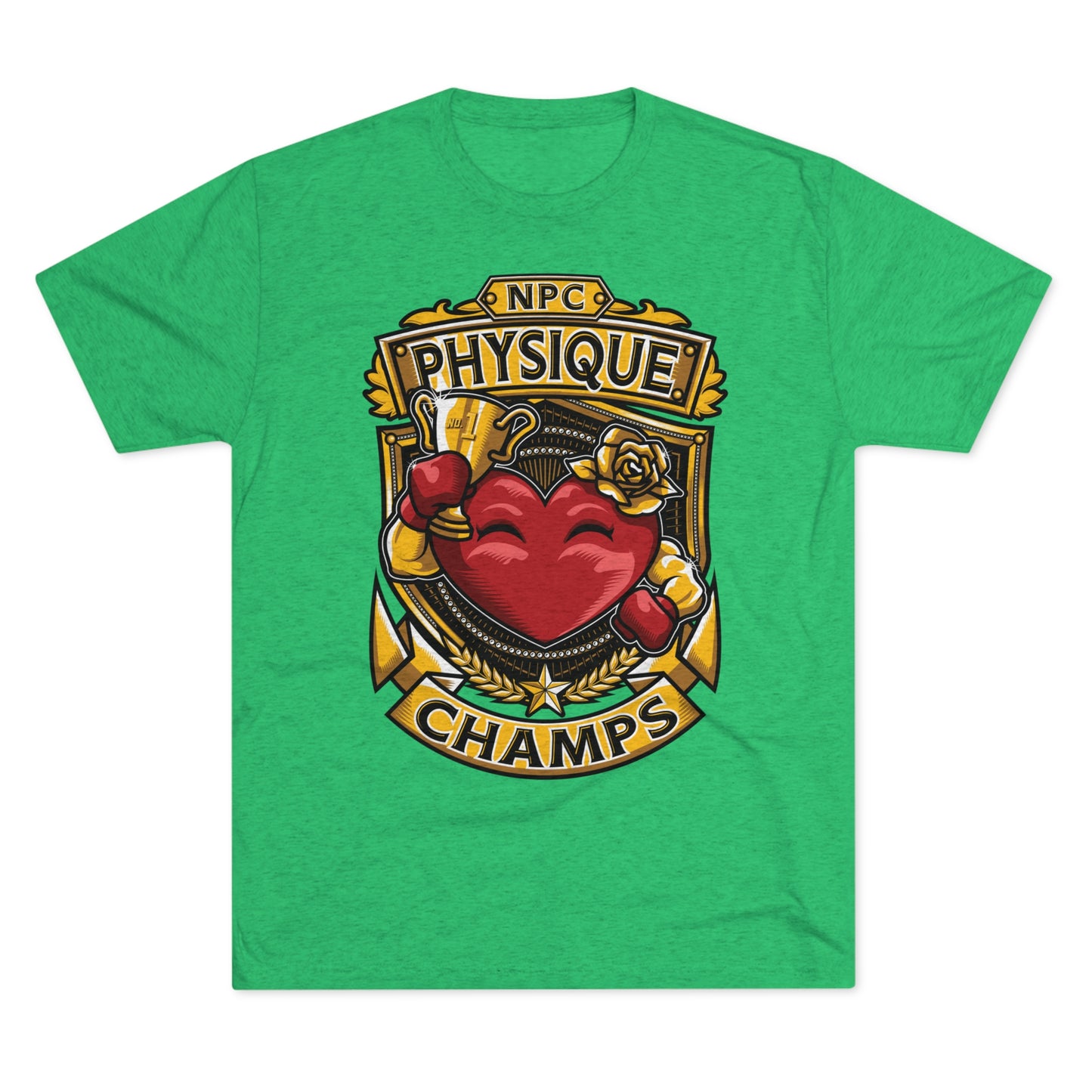 NPC PHYSIQUE CHAMPS - PREMIUM SOFT - Unisex Tri-Blend Crew Tee (Next Level 6010)
