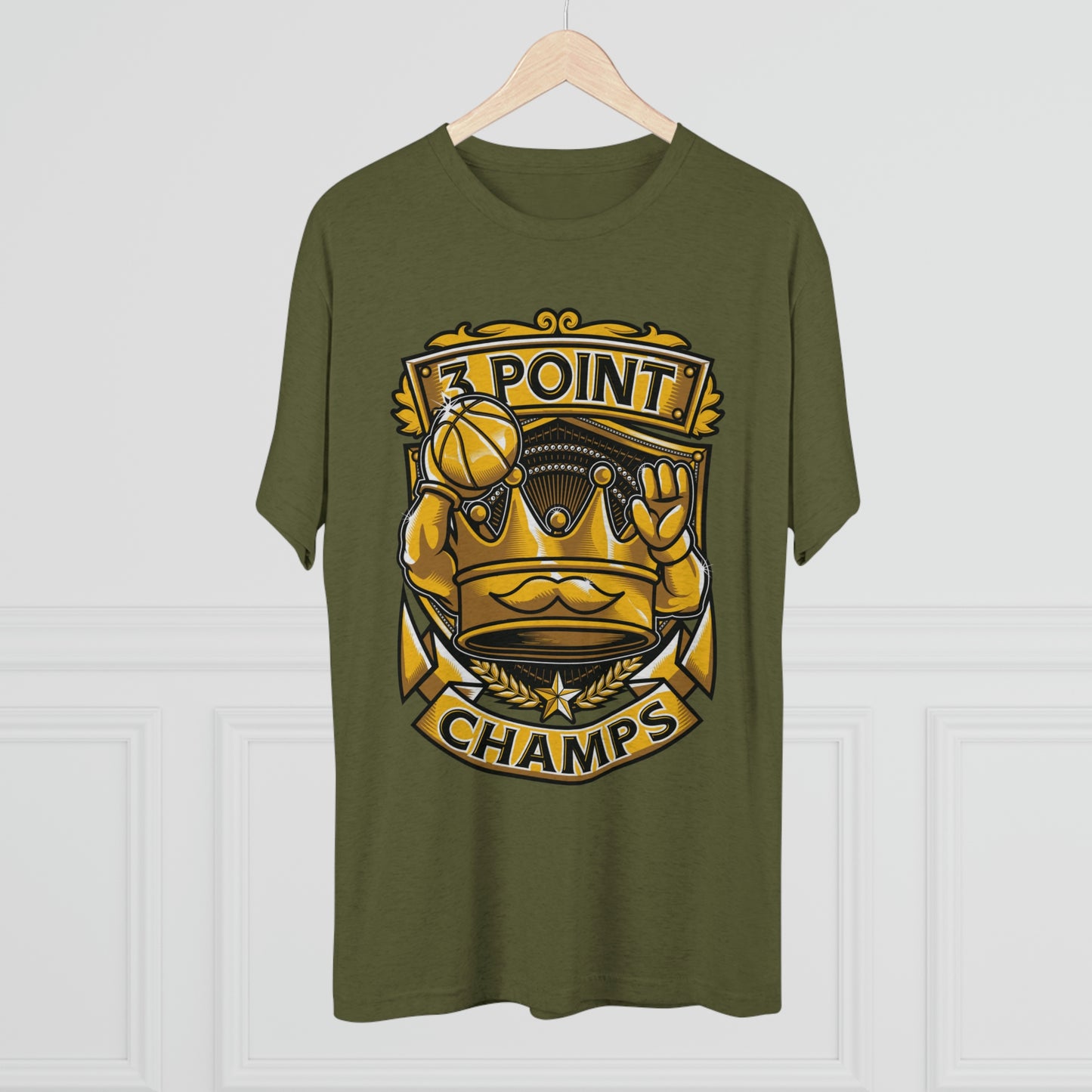 3 POINT CHAMPS - PREMIUM SOFT - Unisex Tri-Blend Crew Tee (Next Level 6010)