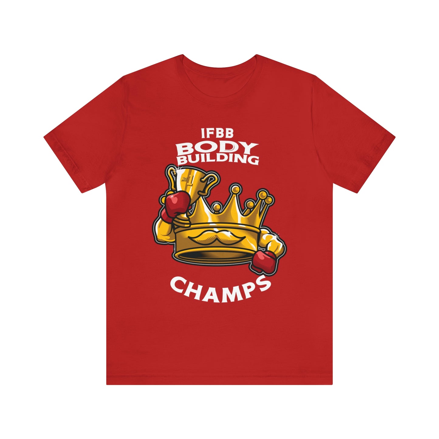 IFBB BODY BUILDING CHAMPS (v2) - Unisex Jersey Short Sleeve Tee (Bella+Canvas)