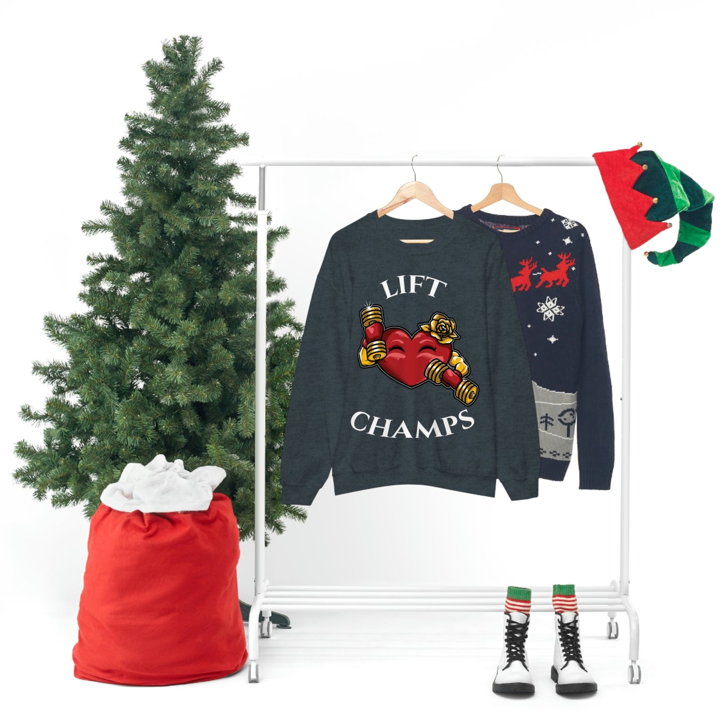 Lift Champs! - Unisex Heavy Blend™ Crewneck Sweatshirt