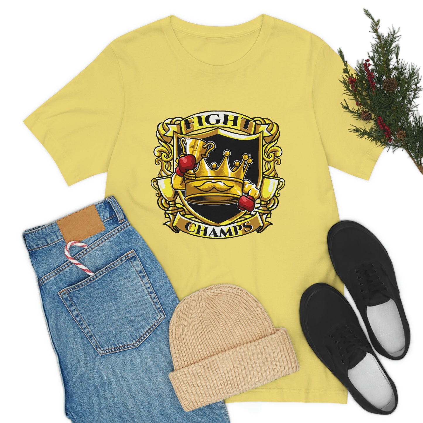 Fight Champs! Unisex Jersey Short Sleeve Tee (Bella+Canvas)
