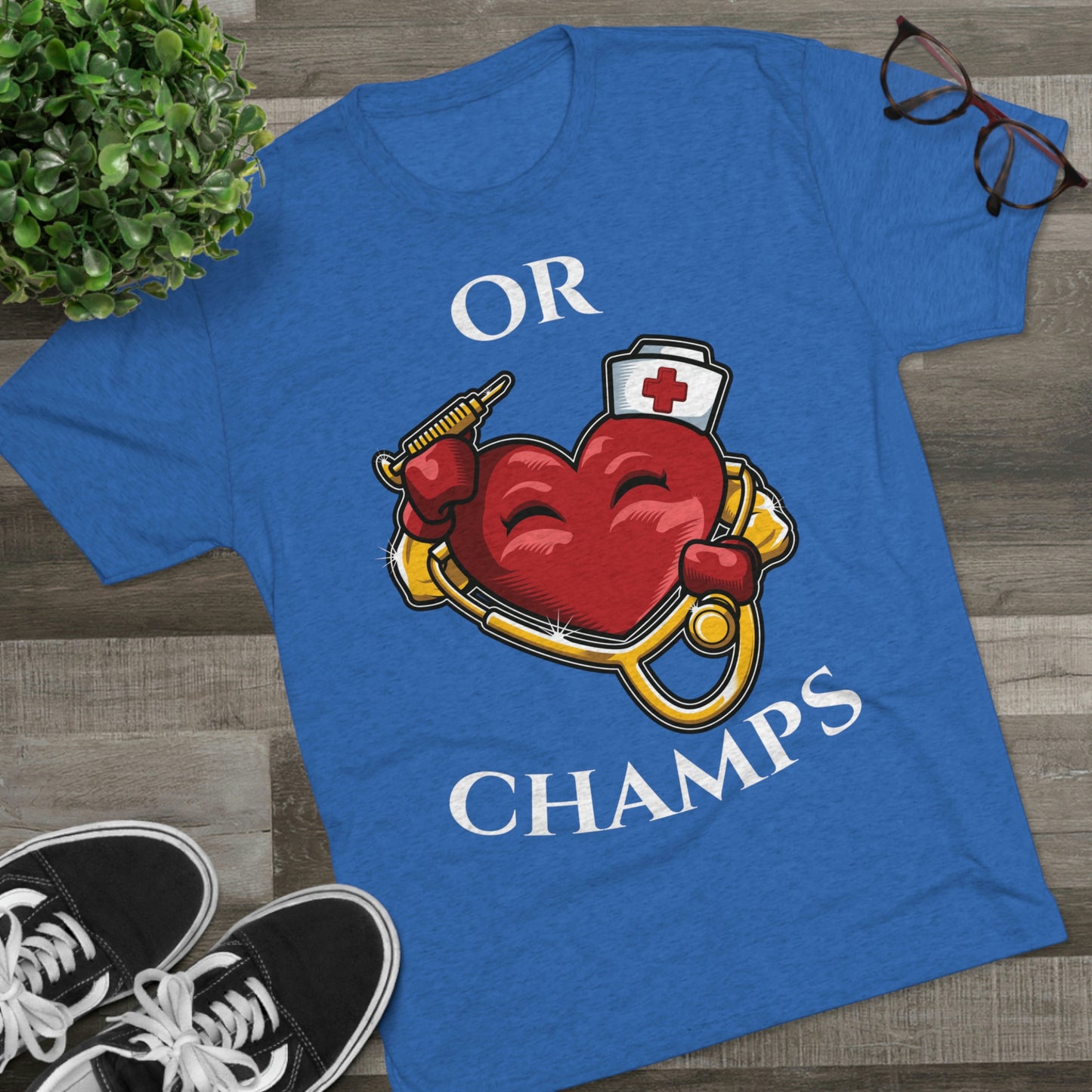 OR CHAMPS - PREMIUM SOFT - Unisex Tri-Blend Crew Tee (Next Level 6010)