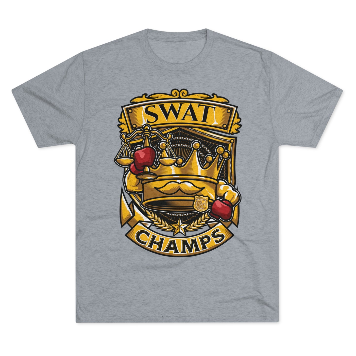 SWAT CHAMPS - PREMIUM SOFT - Unisex Tri-Blend Crew Tee (Next Level 6010)