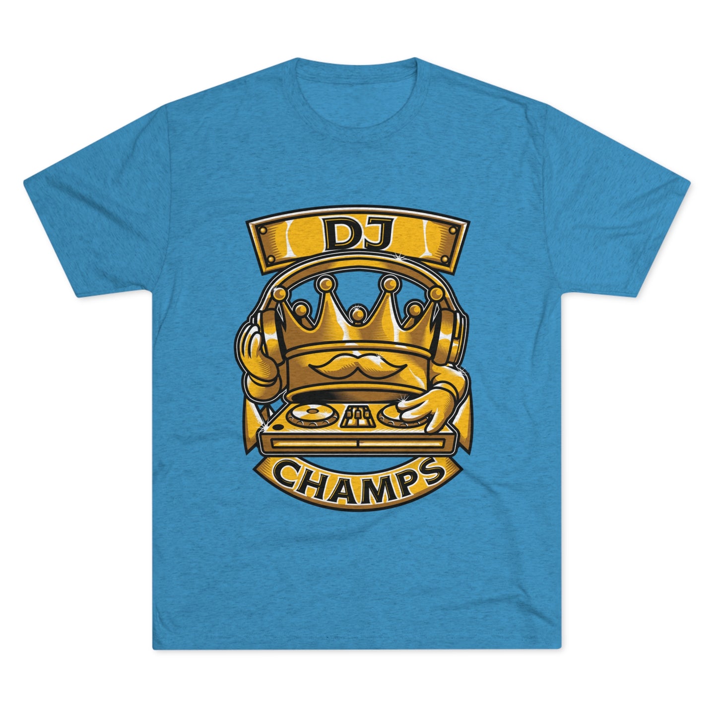 DJ CHAMPS - PREMIUM SOFT - Unisex Tri-Blend Crew Tee (Next Level 6010)