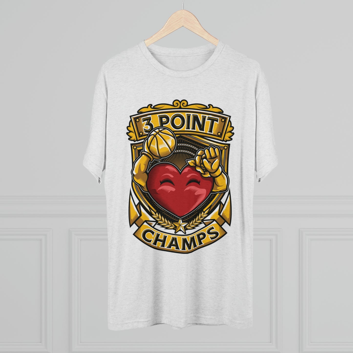 3 POINT CHAMPS - PREMIUM SOFT - Unisex Tri-Blend Crew Tee (Next Level 6010)