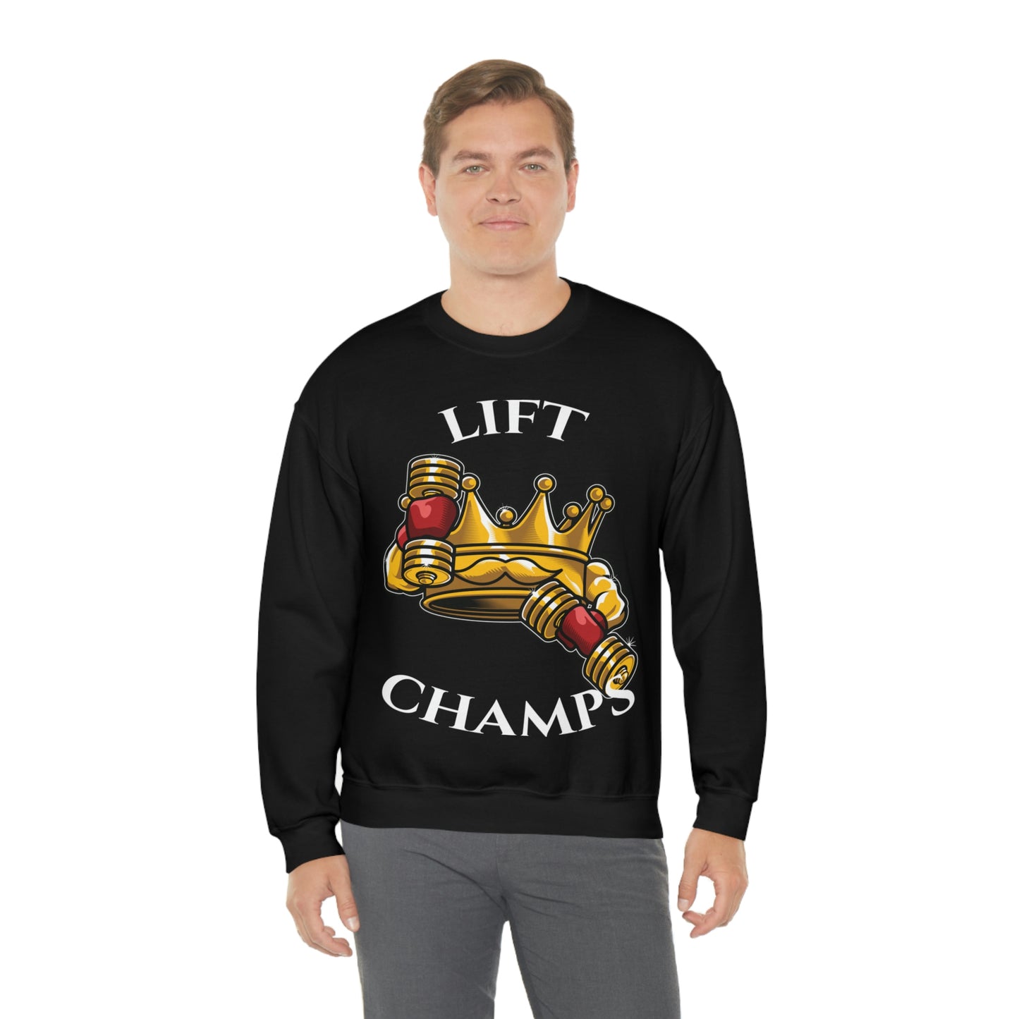 Lift Champs! - Unisex Heavy Blend™ Crewneck Sweatshirt