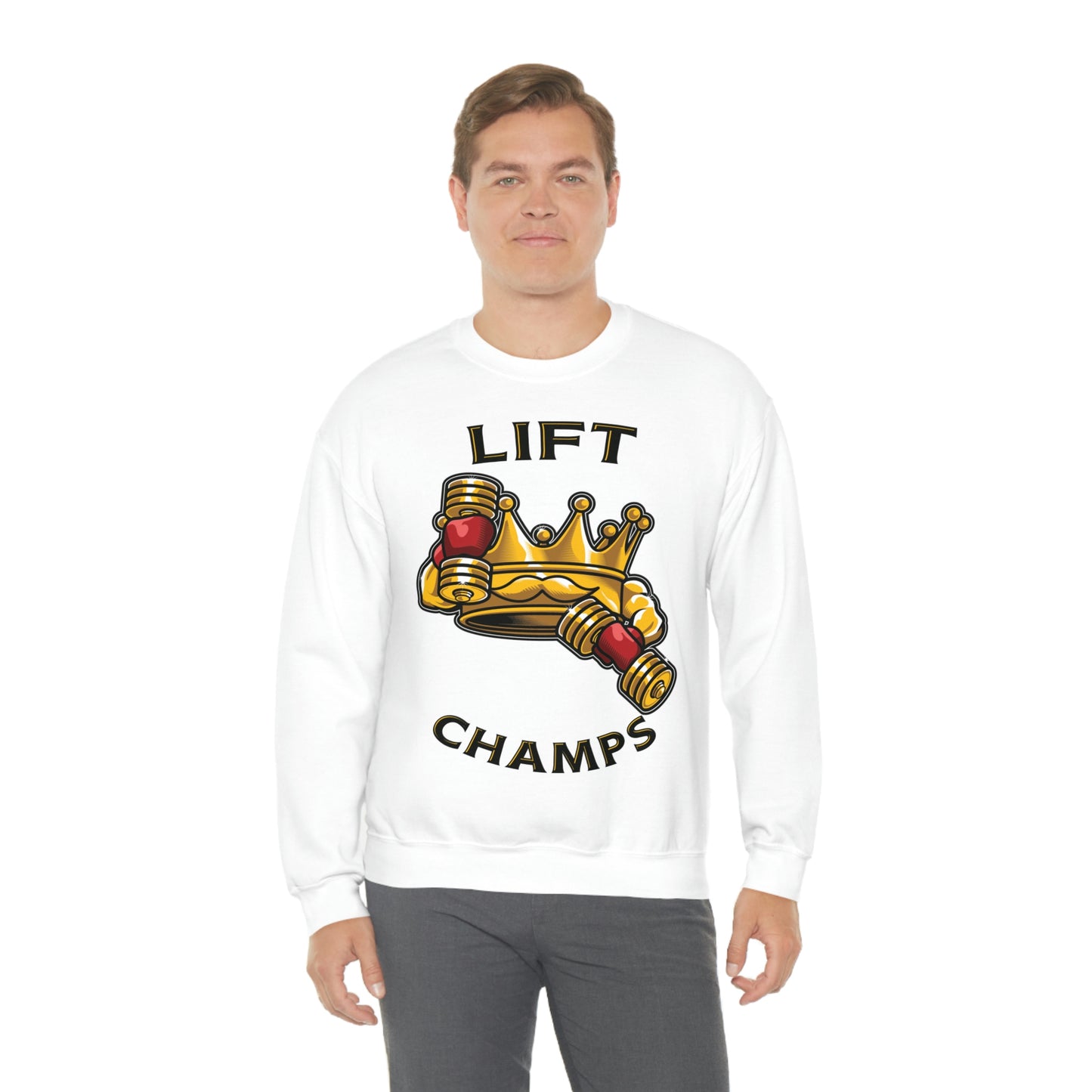 Lift Champs! - Unisex Heavy Blend™ Crewneck Sweatshirt