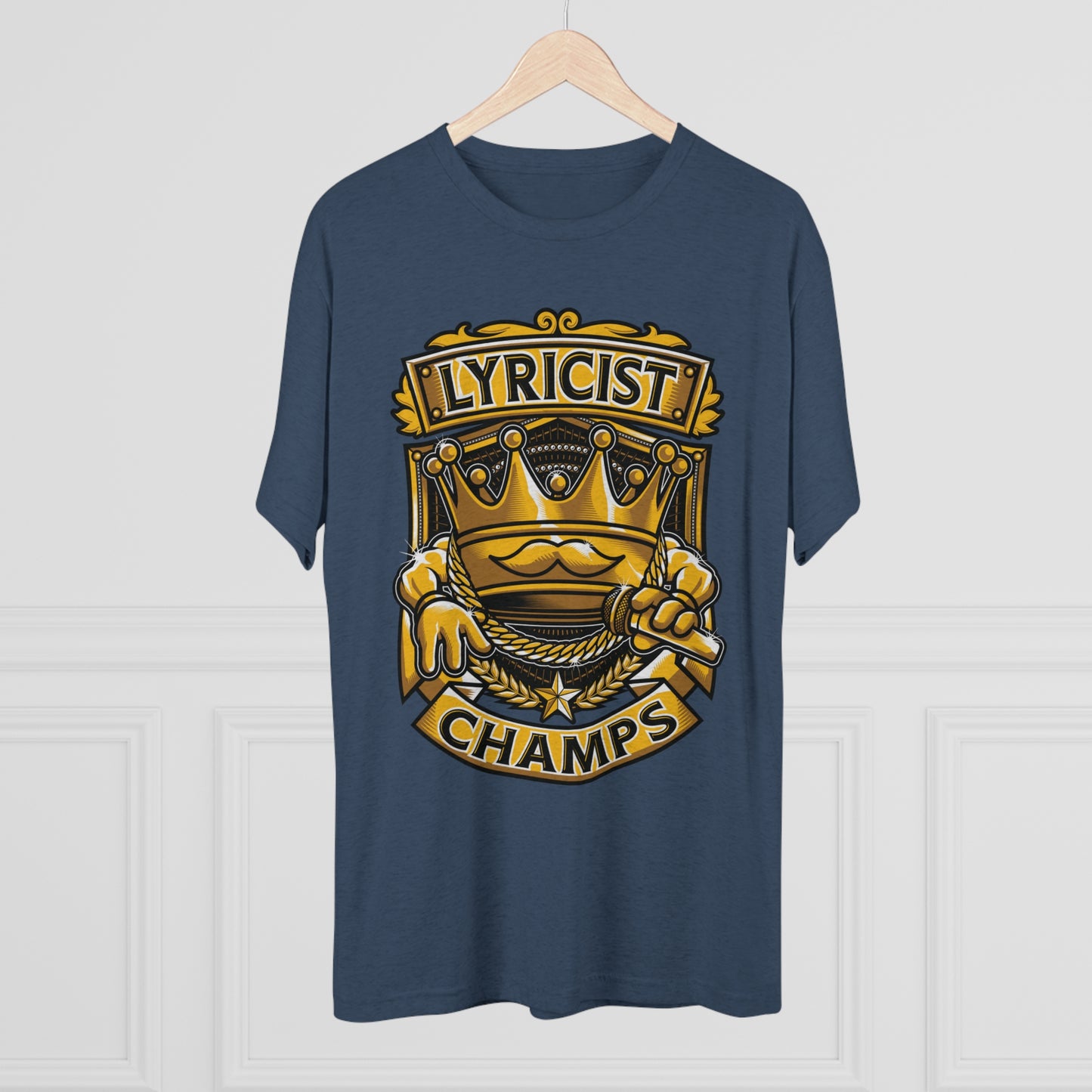 LYRICIST CHAMPS - PREMIUM SOFT - Unisex Tri-Blend Crew Tee (Next Level 6010)