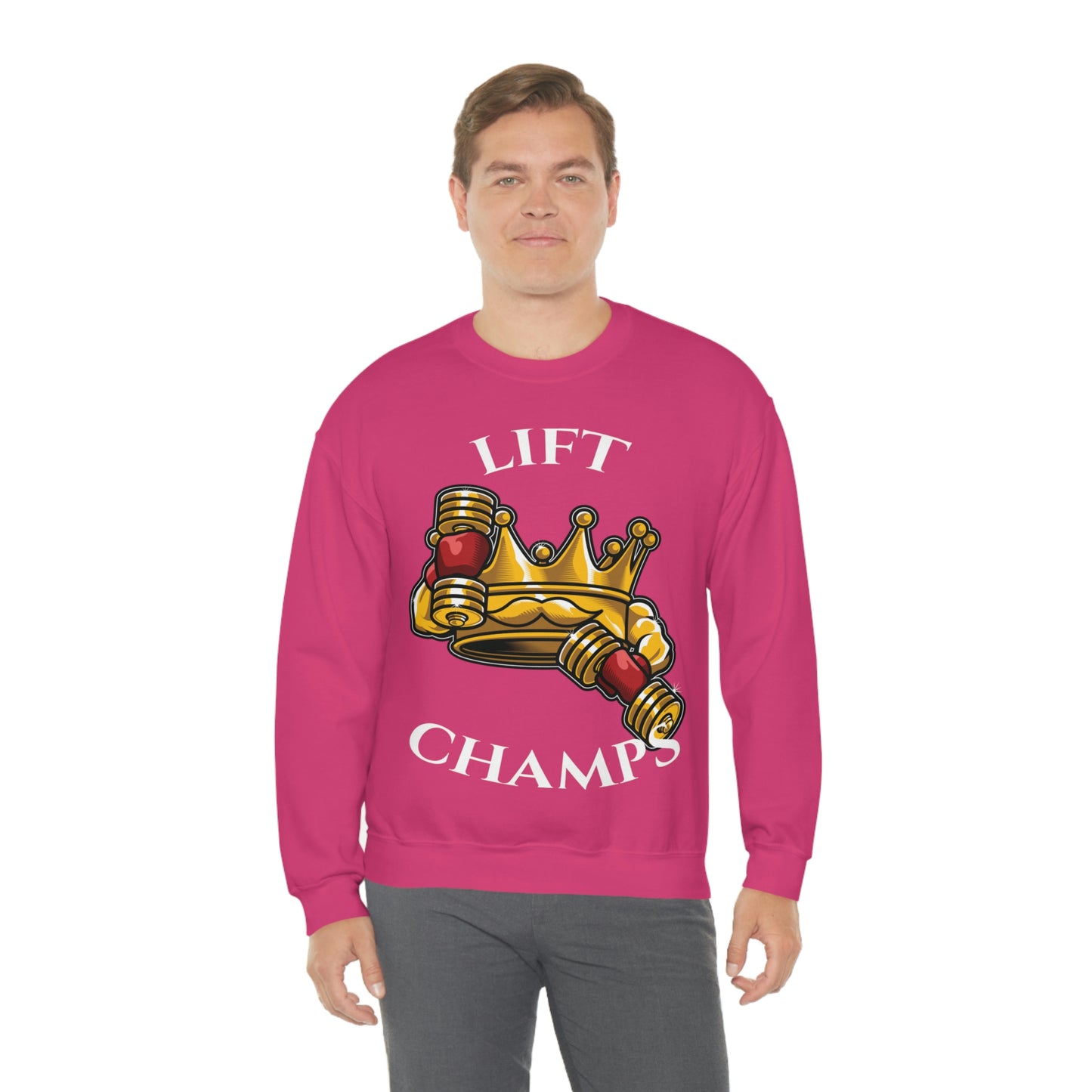 Lift Champs! - Unisex Heavy Blend™ Crewneck Sweatshirt