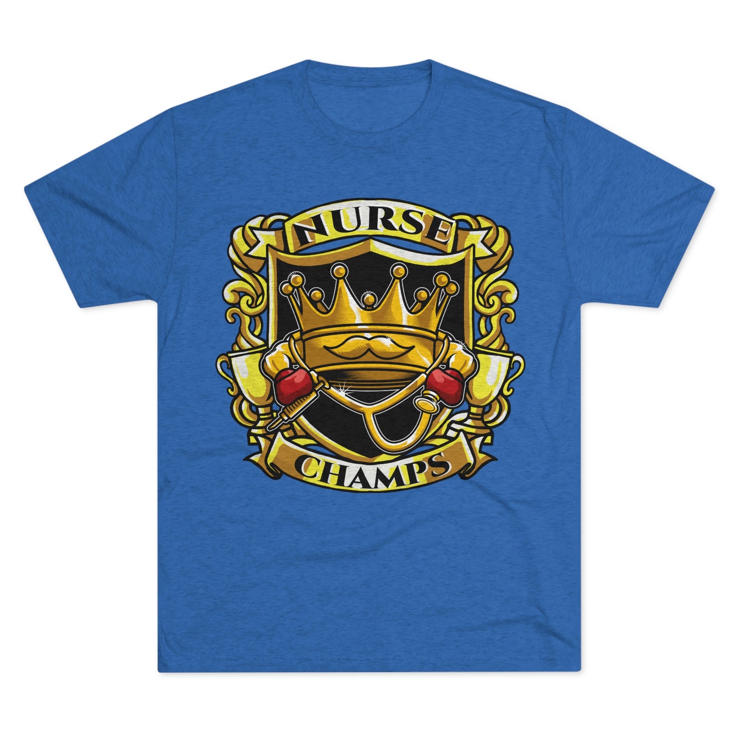 NURSE CHAMPS - PREMIUM SOFT - Unisex Tri-Blend Crew Tee (Next Level 6010)