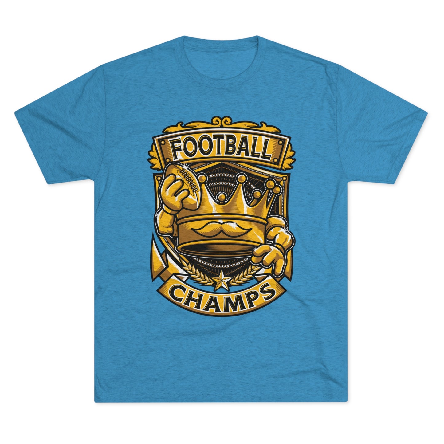 FOOTBALL CHAMPS - PREMIUM SOFT - Unisex Tri-Blend Crew Tee (Next Level 6010)