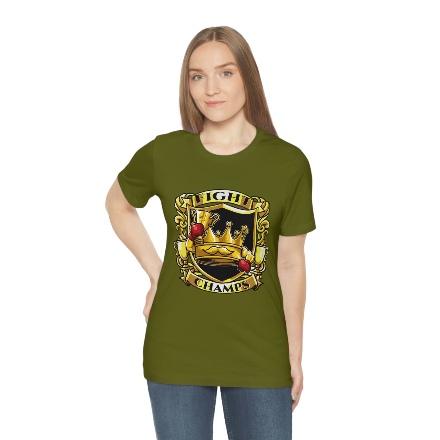 Fight Champs! Unisex Jersey Short Sleeve Tee (Bella+Canvas)