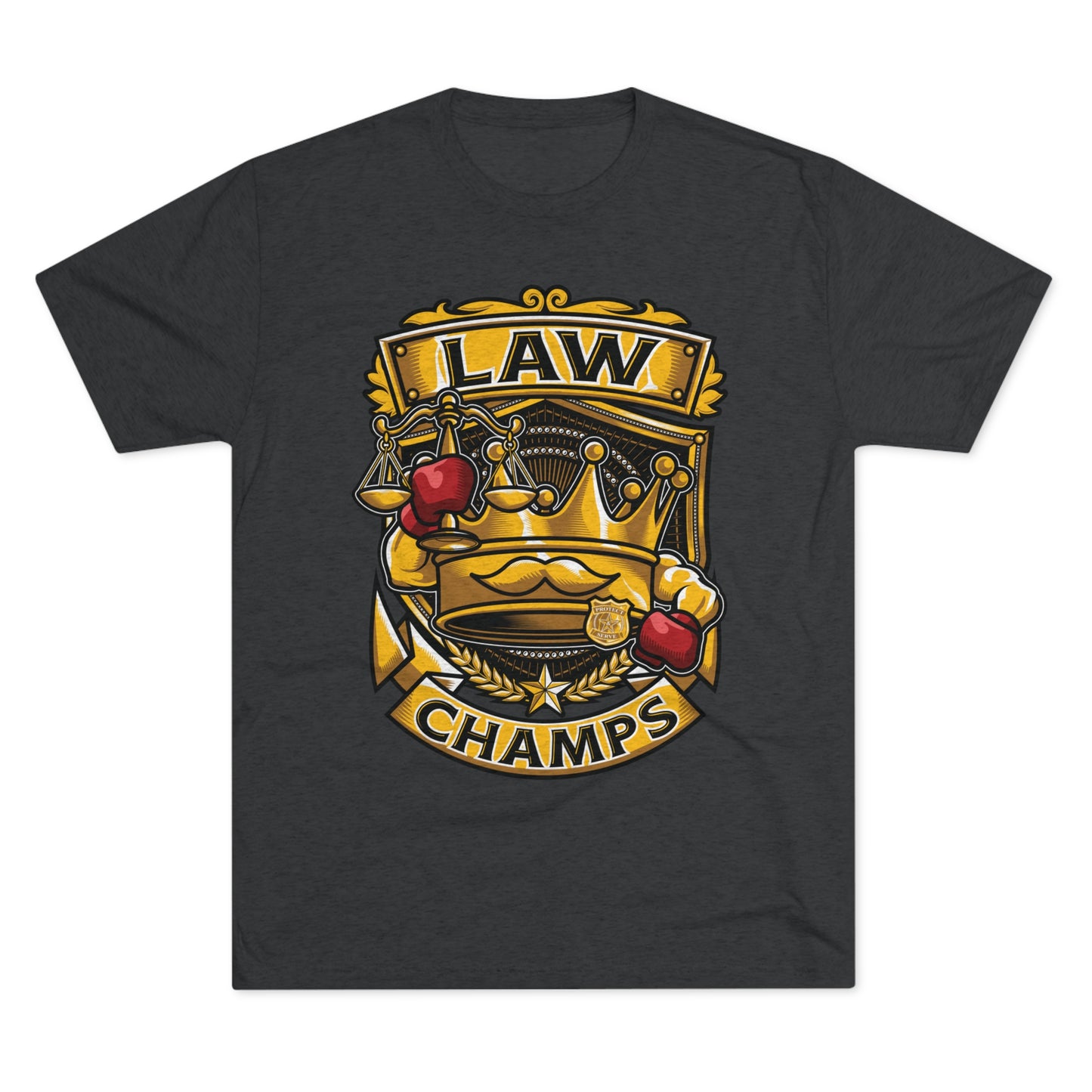 LAW CHAMPS - PREMIUM SOFT - Unisex Tri-Blend Crew Tee (Next Level 6010)