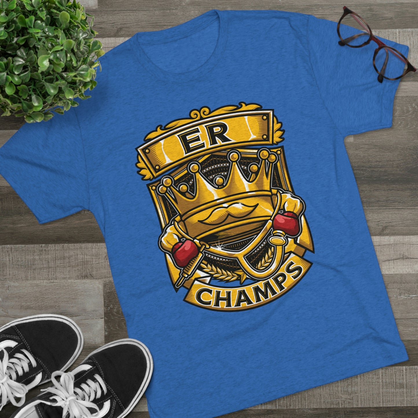 ER CHAMPS - PREMIUM SOFT - Unisex Tri-Blend Crew Tee (Next Level 6010)
