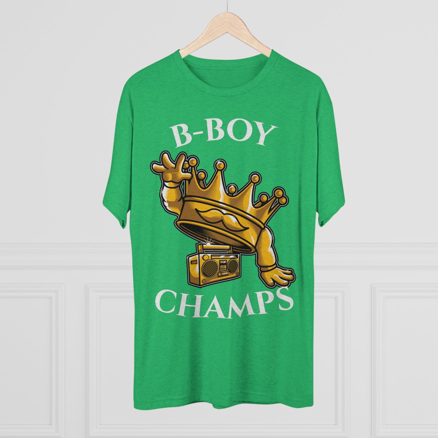 B-BOY CHAMPS (No Crest) - PREMIUM SOFT - Unisex Tri-Blend Crew Tee (Next Level 6010)