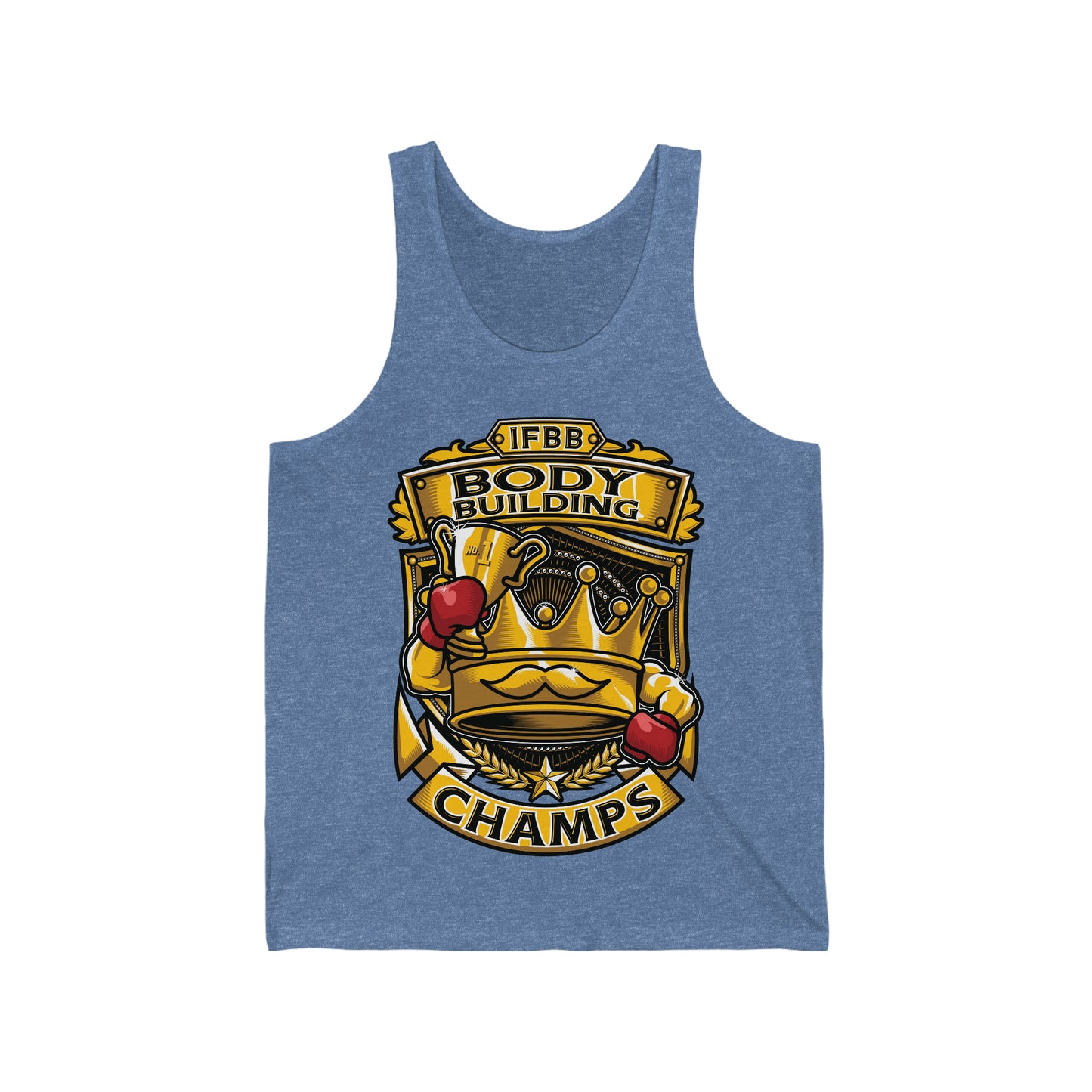 IFBB BODY BUILDING CHAMPS - PREMIUM SOFT - Unisex Jersey Tank (Bella+Canvas 3480)