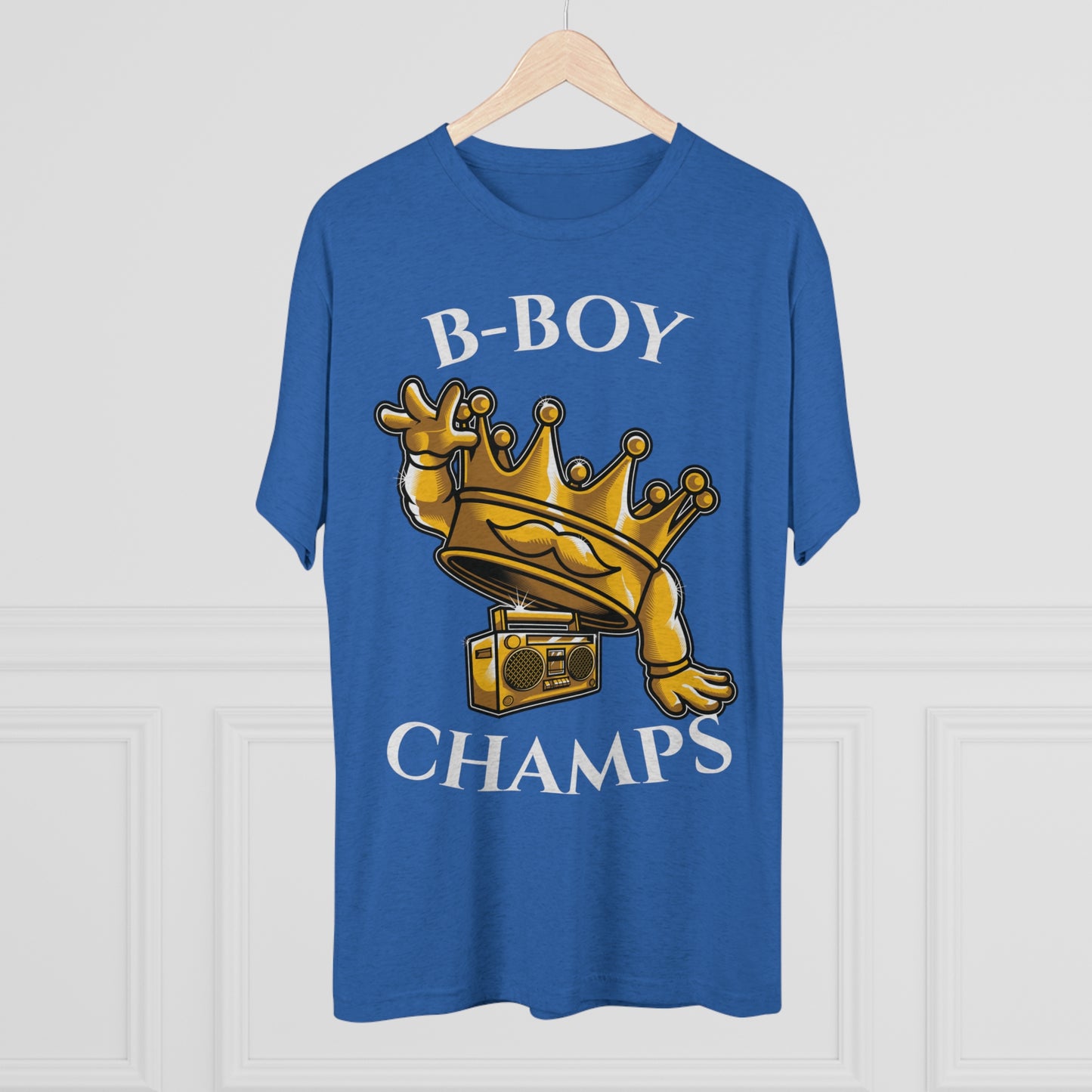 B-BOY CHAMPS (No Crest) - PREMIUM SOFT - Unisex Tri-Blend Crew Tee (Next Level 6010)