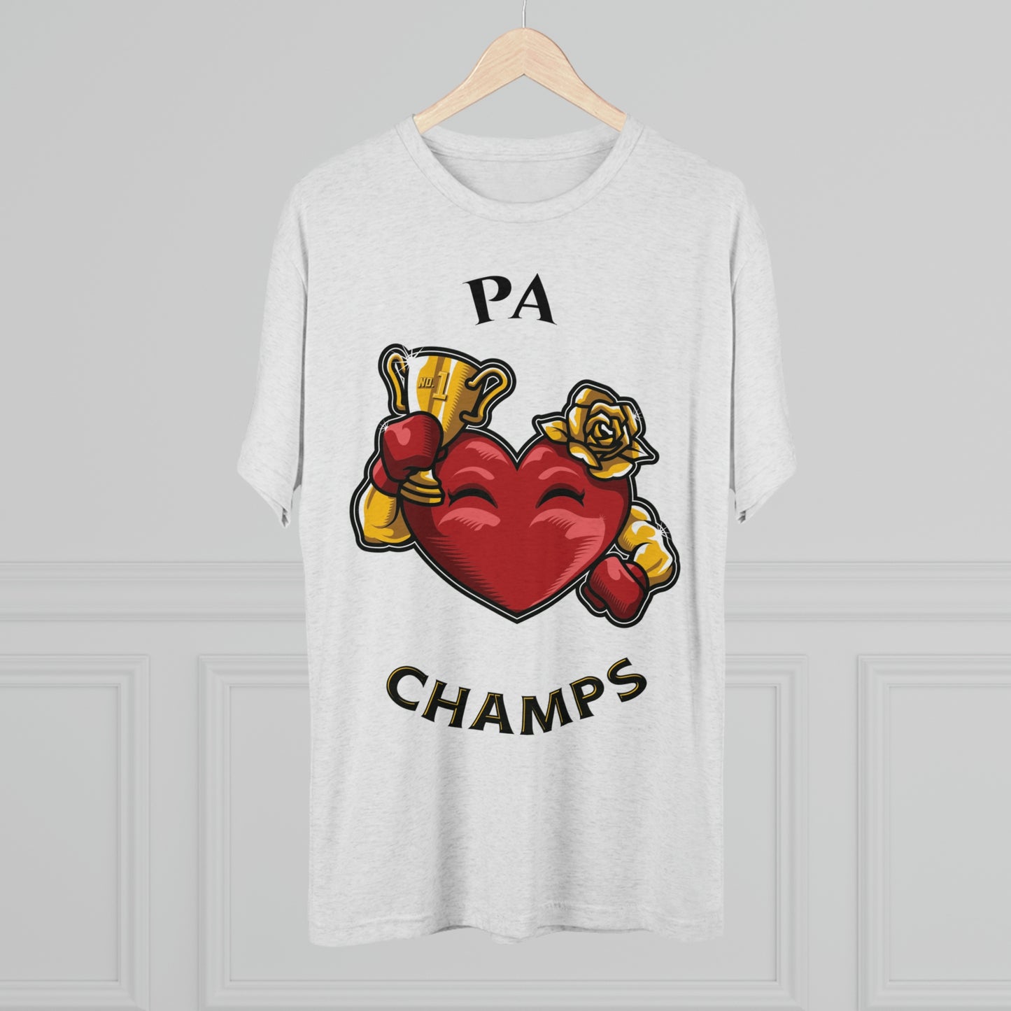 PA CHAMPS (Alternate Logo) - PREMIUM SOFT - Unisex Tri-Blend Crew Tee (Next Level 6010)