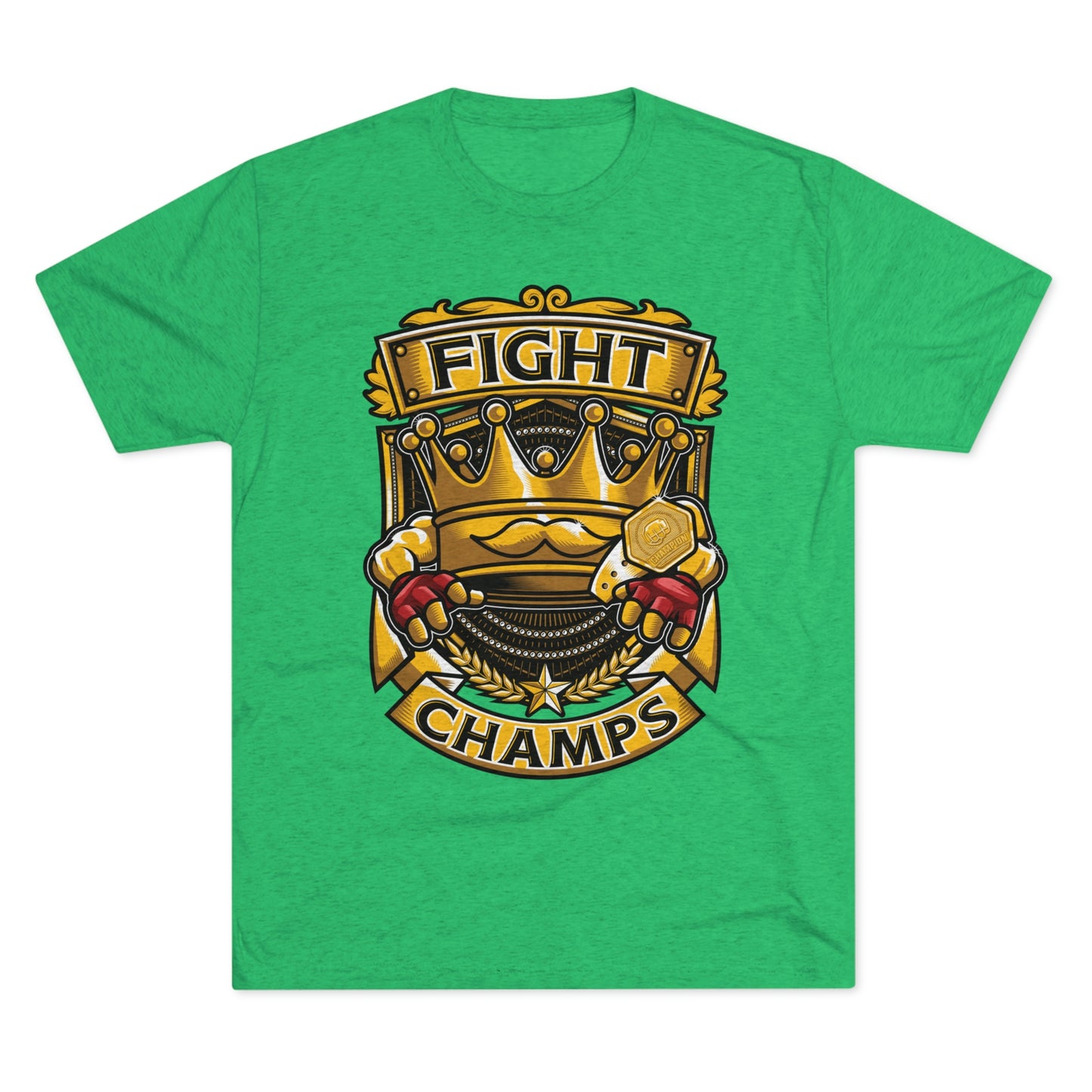 FIGHT CHAMPS - PREMIUM SOFT - Unisex Tri-Blend Crew Tee (Next Level 6010)
