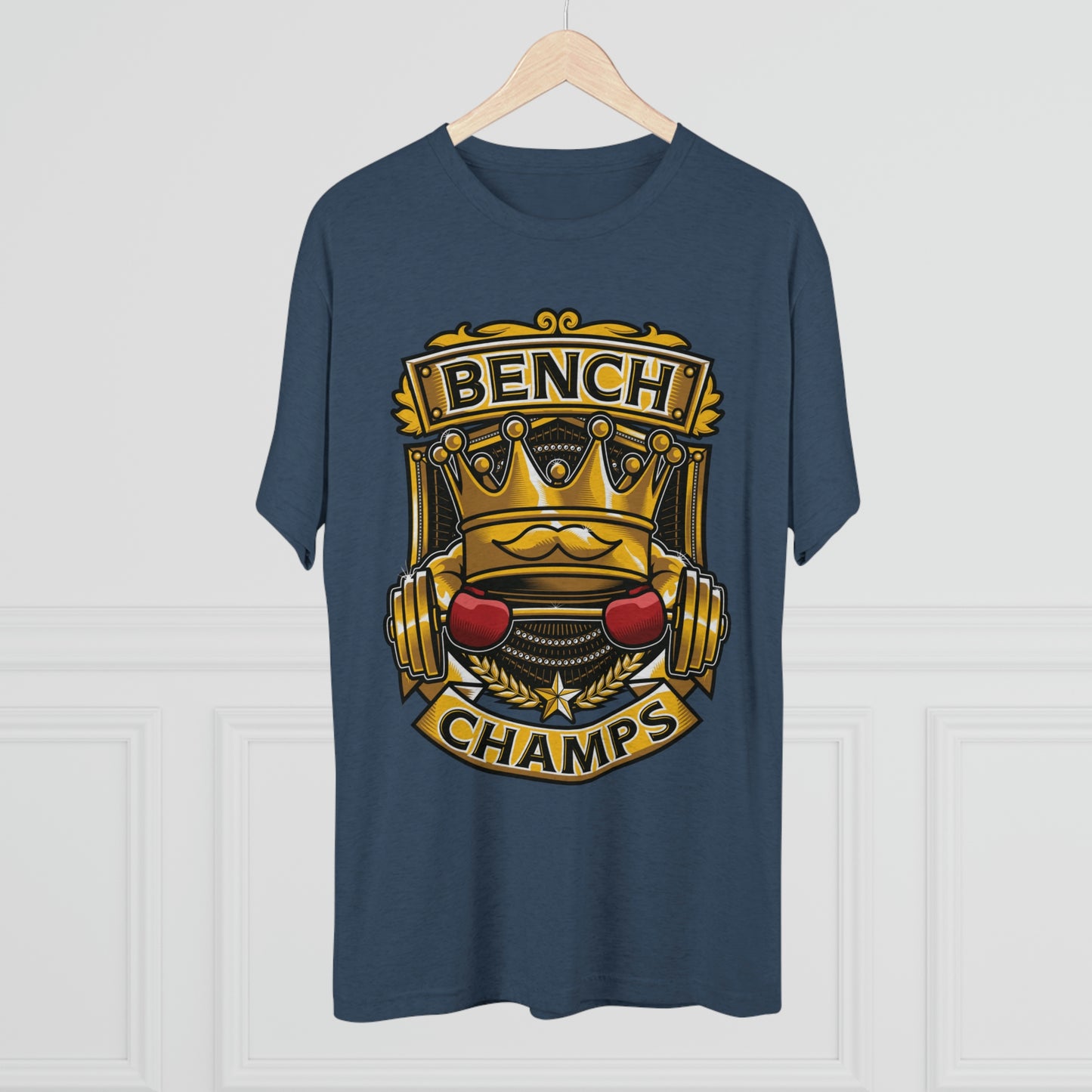 BENCH CHAMPS - PREMIUM SOFT - Unisex Tri-Blend Crew Tee (Next Level 6010)