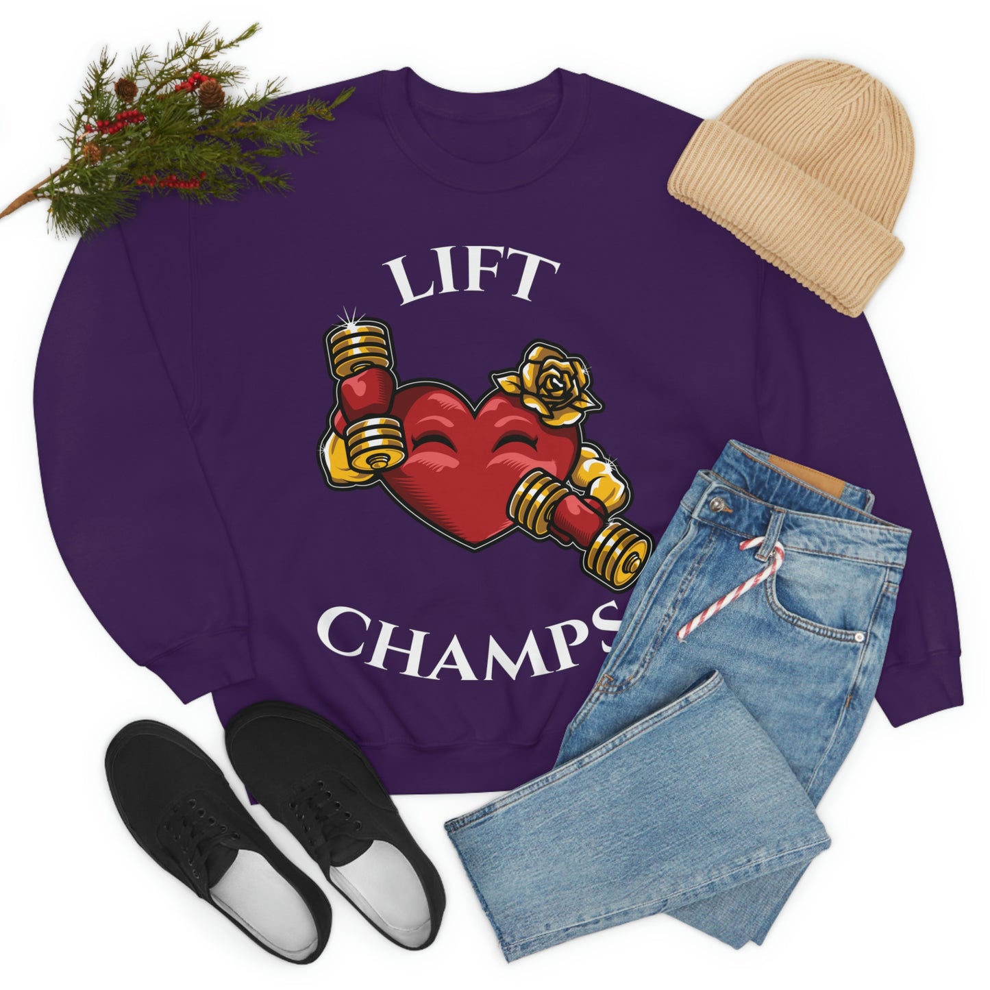 Lift Champs! - Unisex Heavy Blend™ Crewneck Sweatshirt