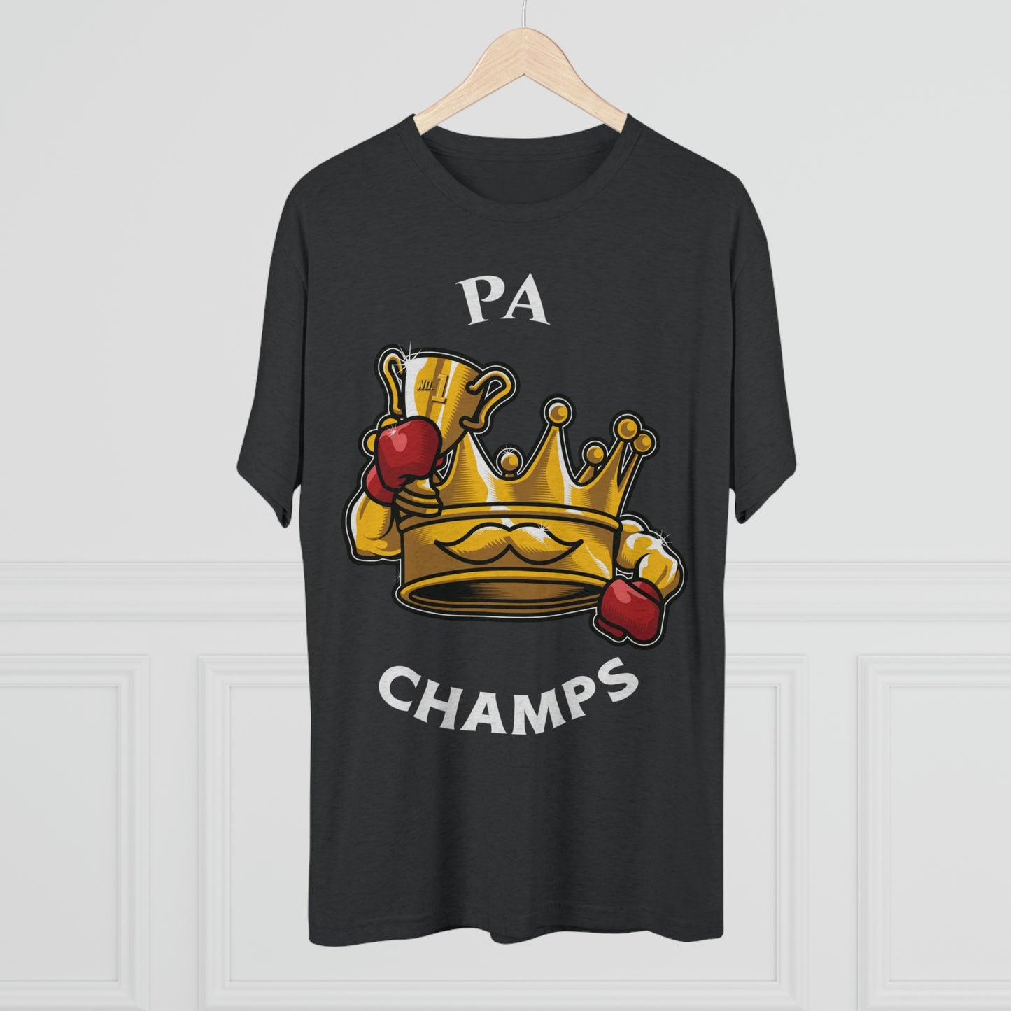 PA CHAMPS (Alternate Logo) - PREMIUM SOFT - Unisex Tri-Blend Crew Tee (Next Level 6010)
