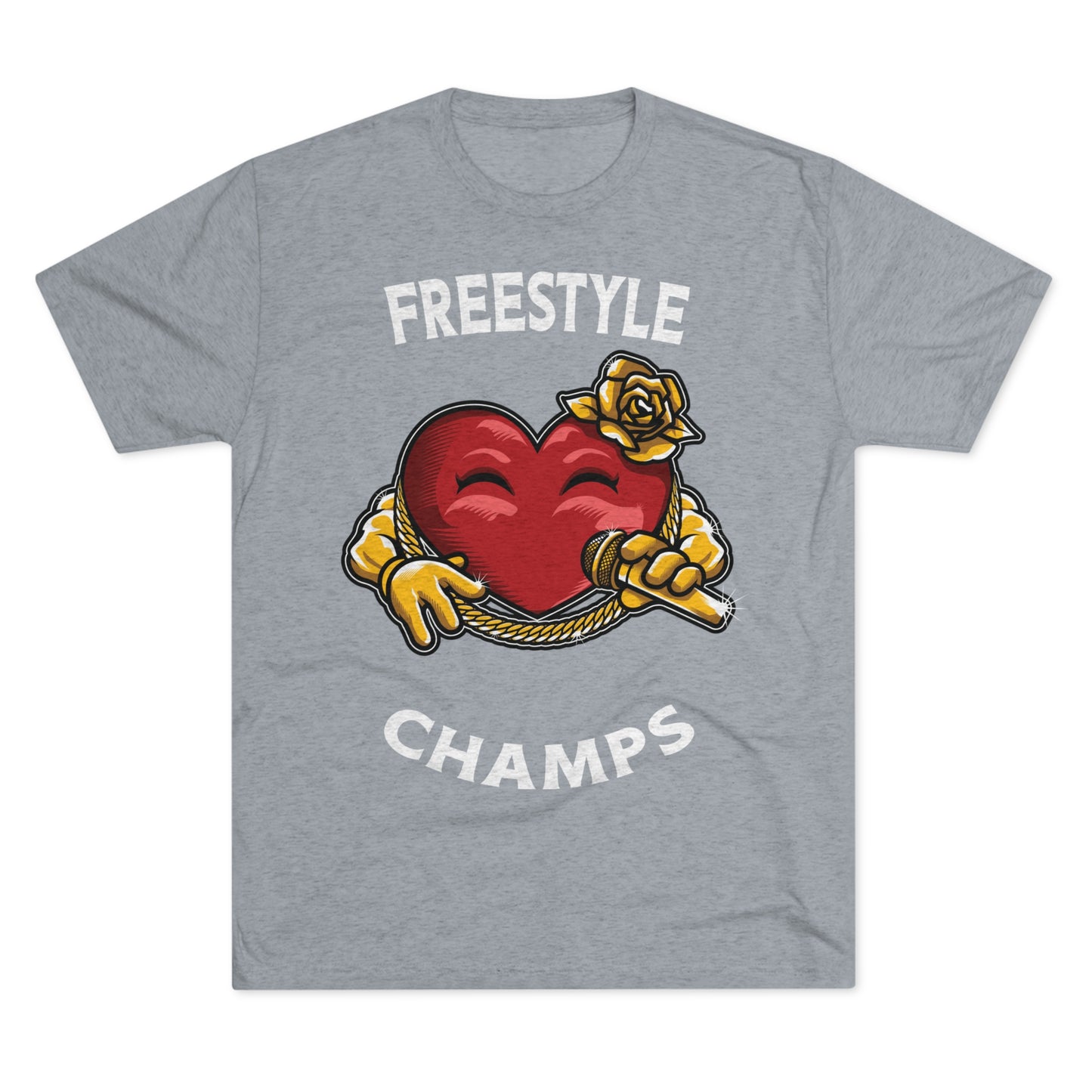 FREESTYLE CHAMPS - PREMIUM SOFT - Unisex Tri-Blend Crew Tee (Next Level 6010)