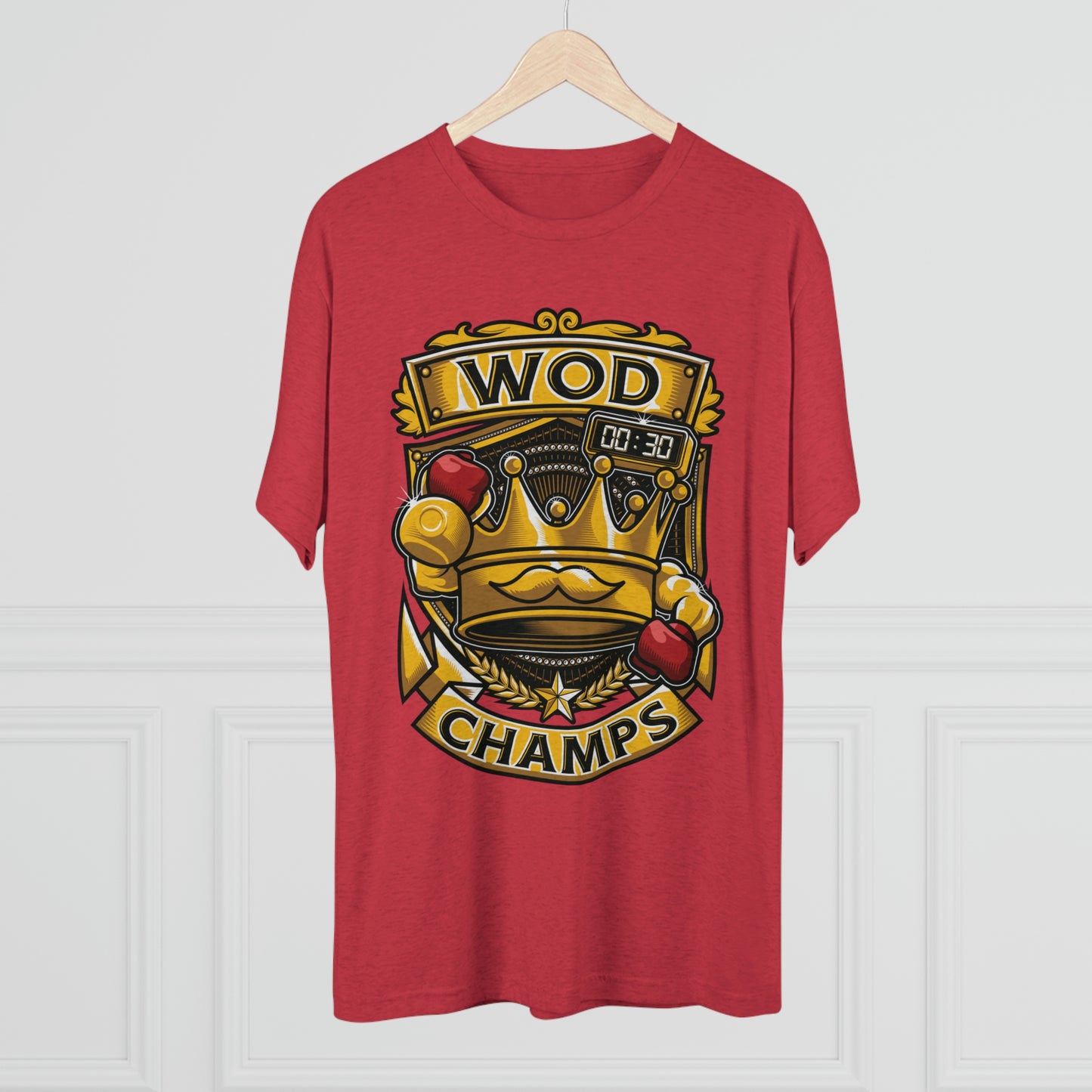 WOD CHAMPS - PREMIUM SOFT - Unisex Tri-Blend Crew Tee (Next Level 6010)