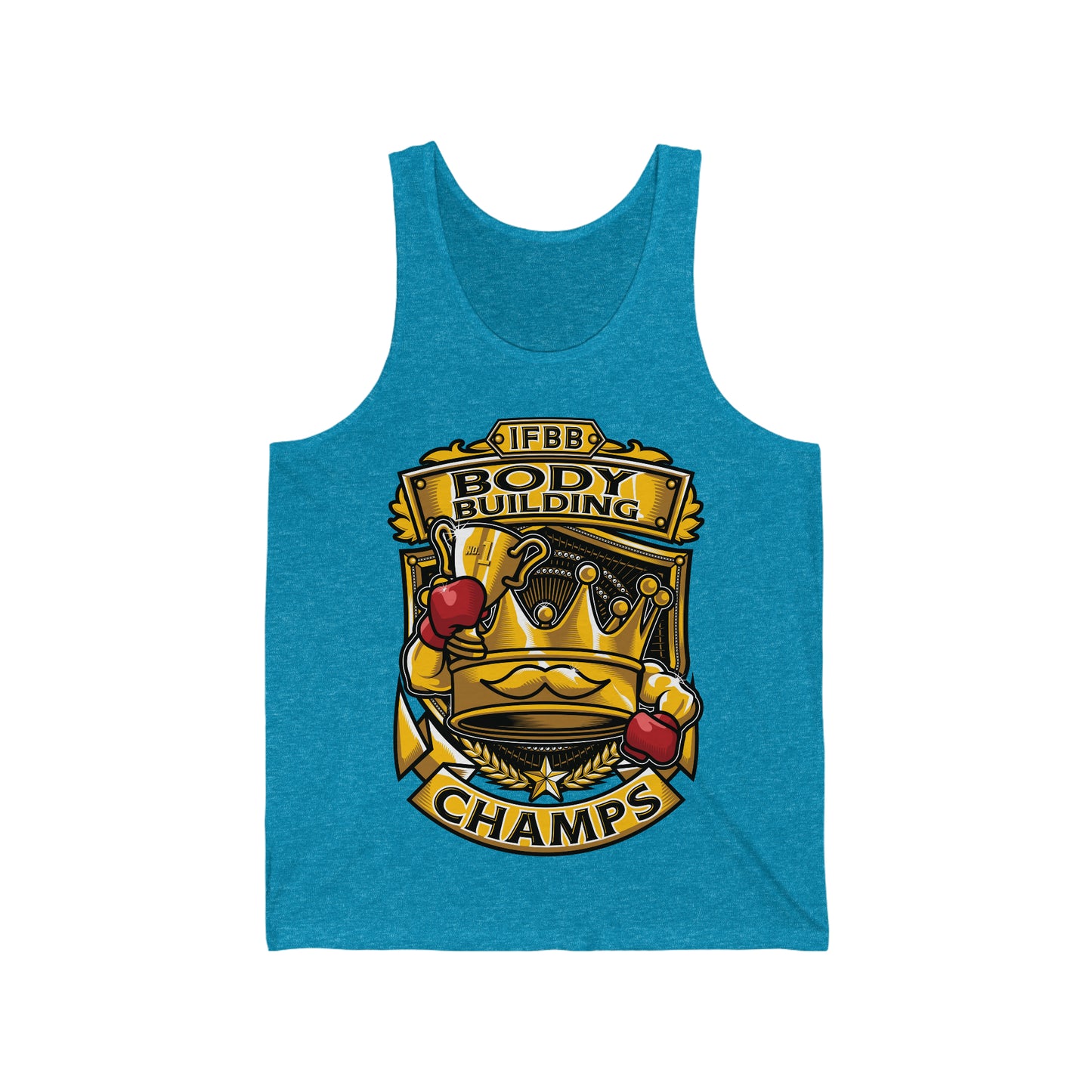 IFBB BODY BUILDING CHAMPS - PREMIUM SOFT - Unisex Jersey Tank (Bella+Canvas 3480)