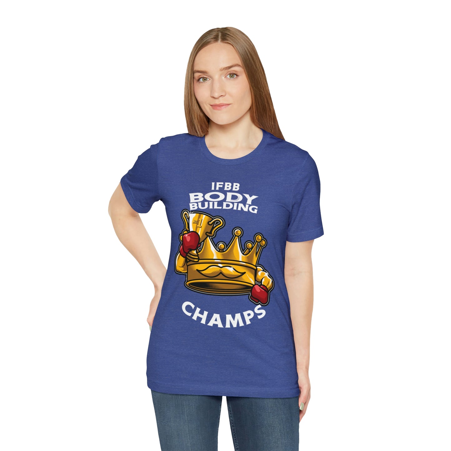 IFBB BODY BUILDING CHAMPS (v2) - Unisex Jersey Short Sleeve Tee (Bella+Canvas)