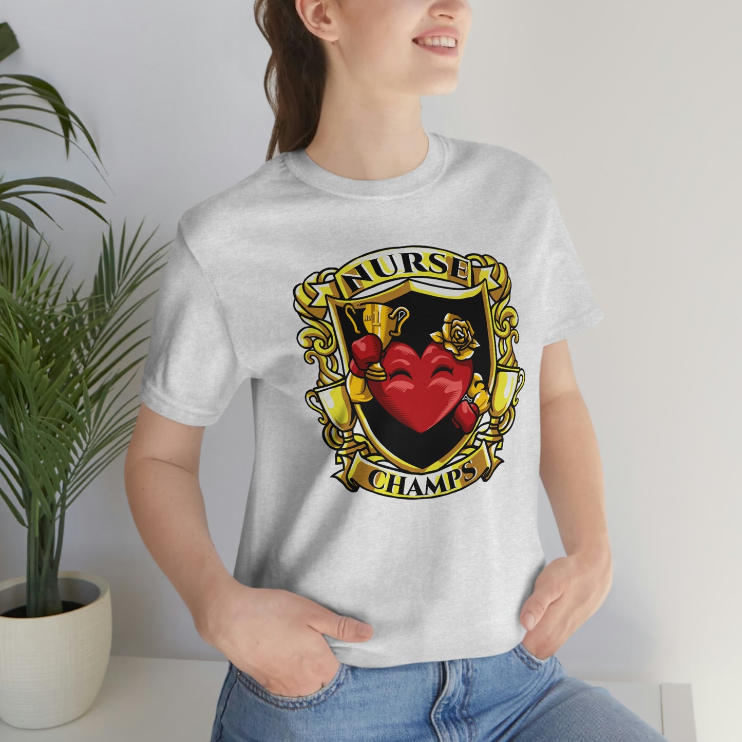 Nurse Champs! - Unisex Jersey Short Sleeve Tee (Bella+Canvas)