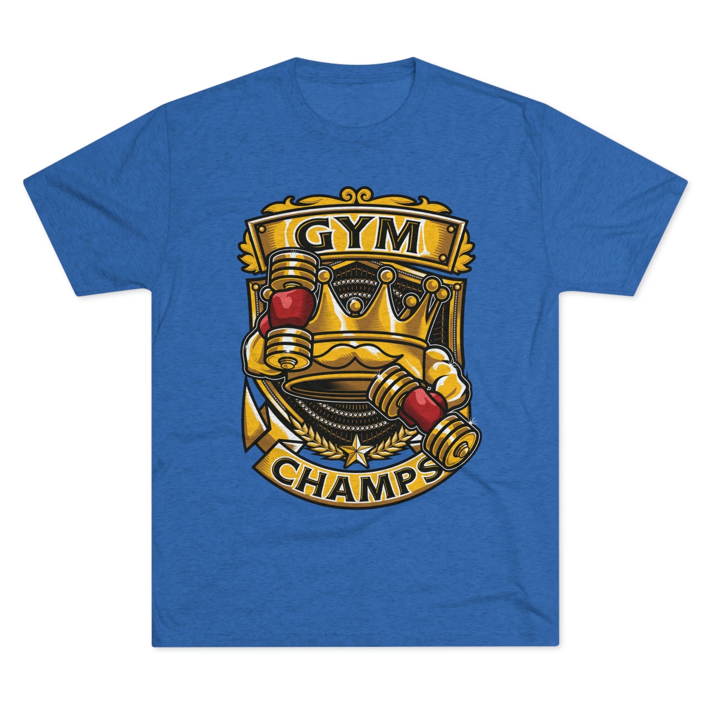 GYM CHAMPS - PREMIUM SOFT - Unisex Tri-Blend Crew Tee (Next Level 6010)