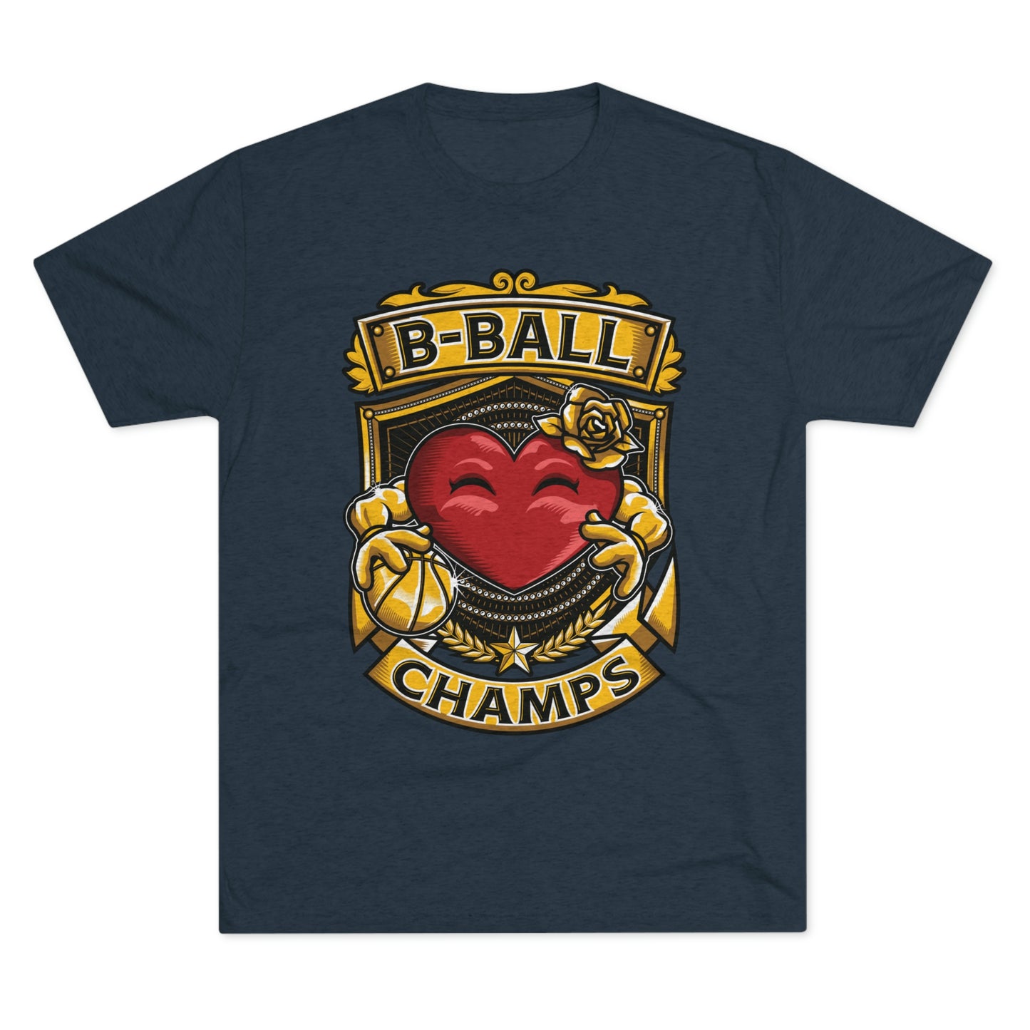 B-BALL CHAMPS - PREMIUM SOFT - Unisex Tri-Blend Crew Tee (Next Level 6010)