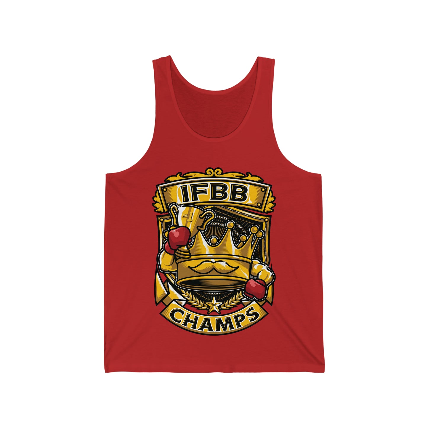 IFBB CHAMPS - PREMIUM SOFT - Unisex Jersey Tank (Bella+Canvas 3480)