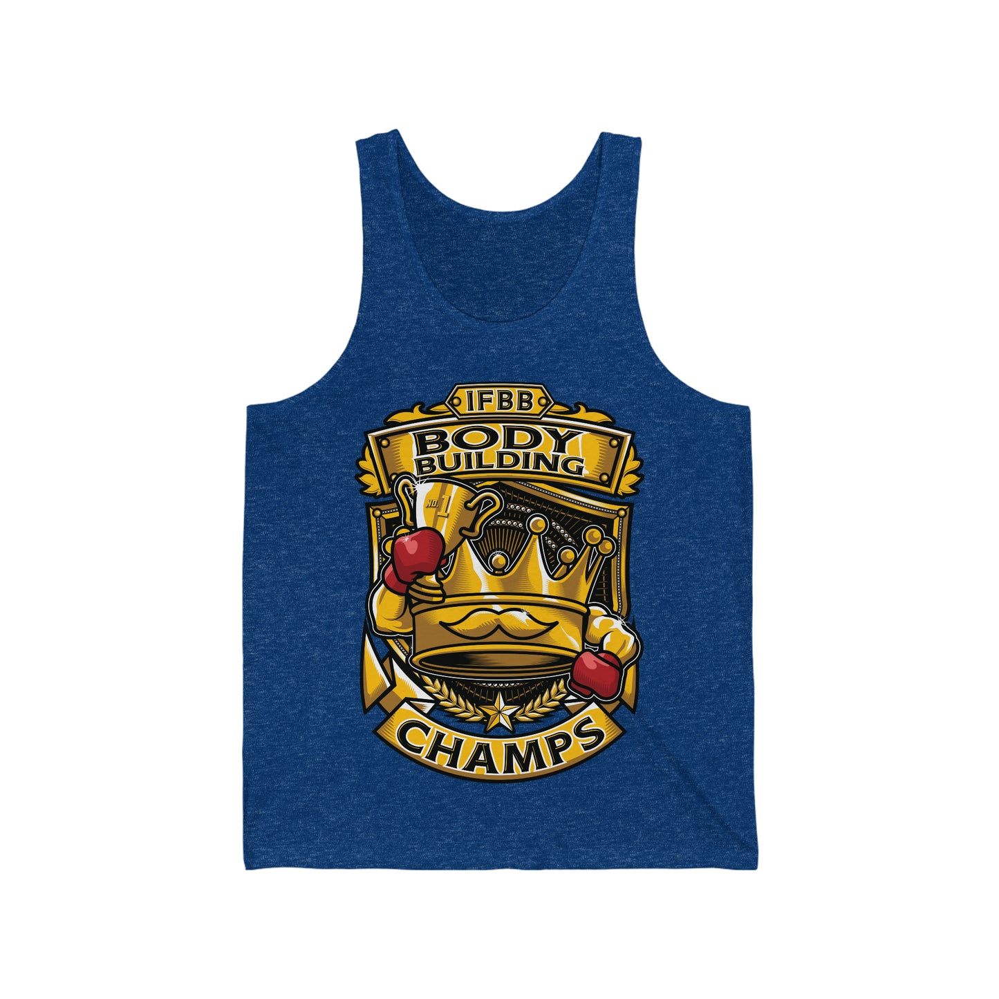 IFBB BODY BUILDING CHAMPS - PREMIUM SOFT - Unisex Jersey Tank (Bella+Canvas 3480)