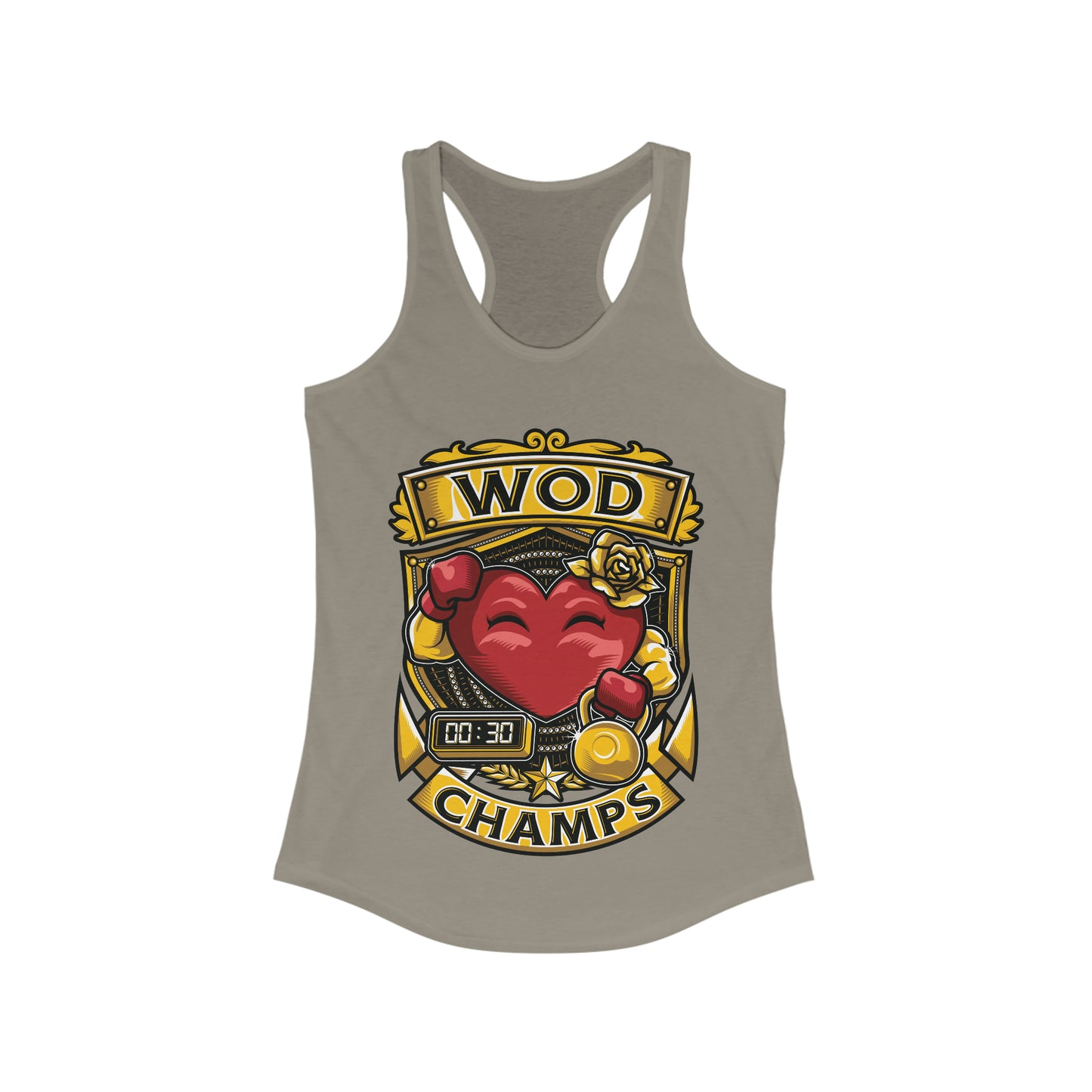 WOD CHAMPS - Women's Ideal Racerback Tank
