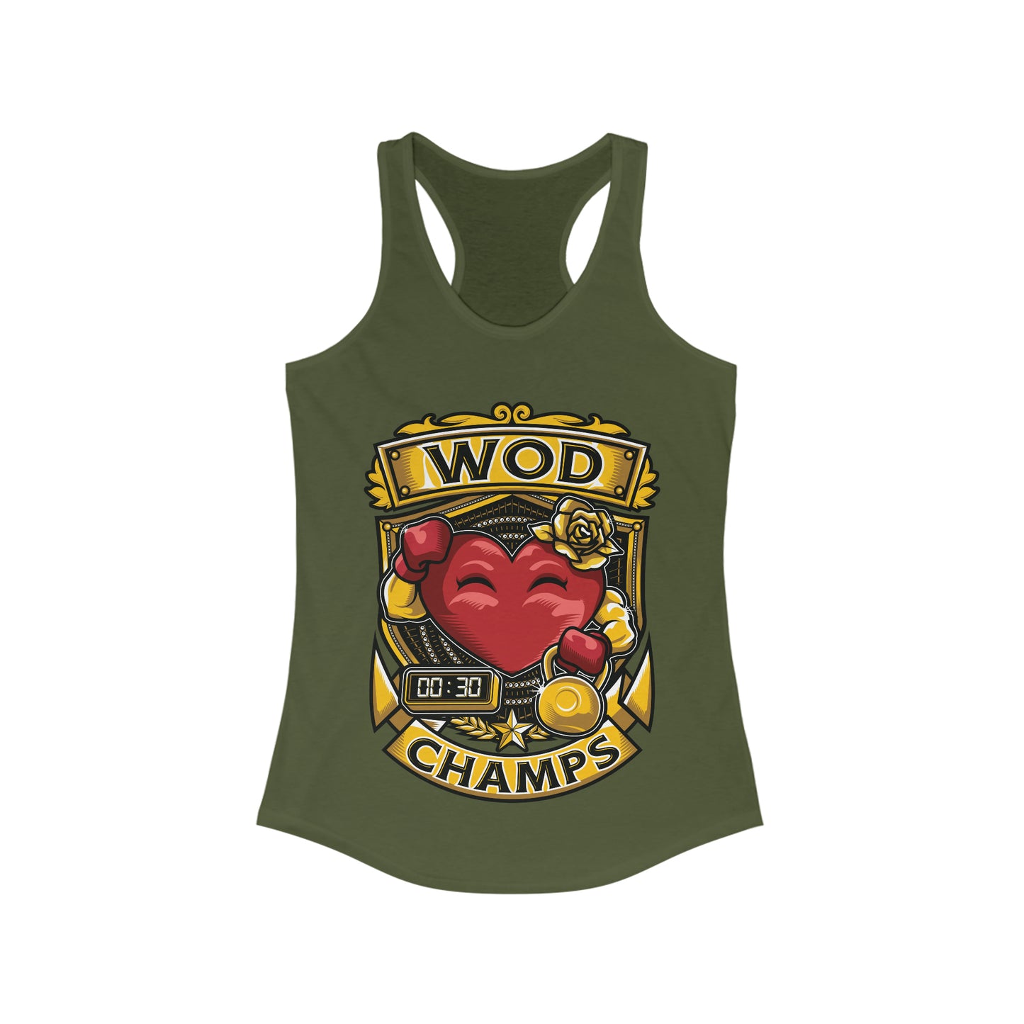 WOD CHAMPS - Women's Ideal Racerback Tank