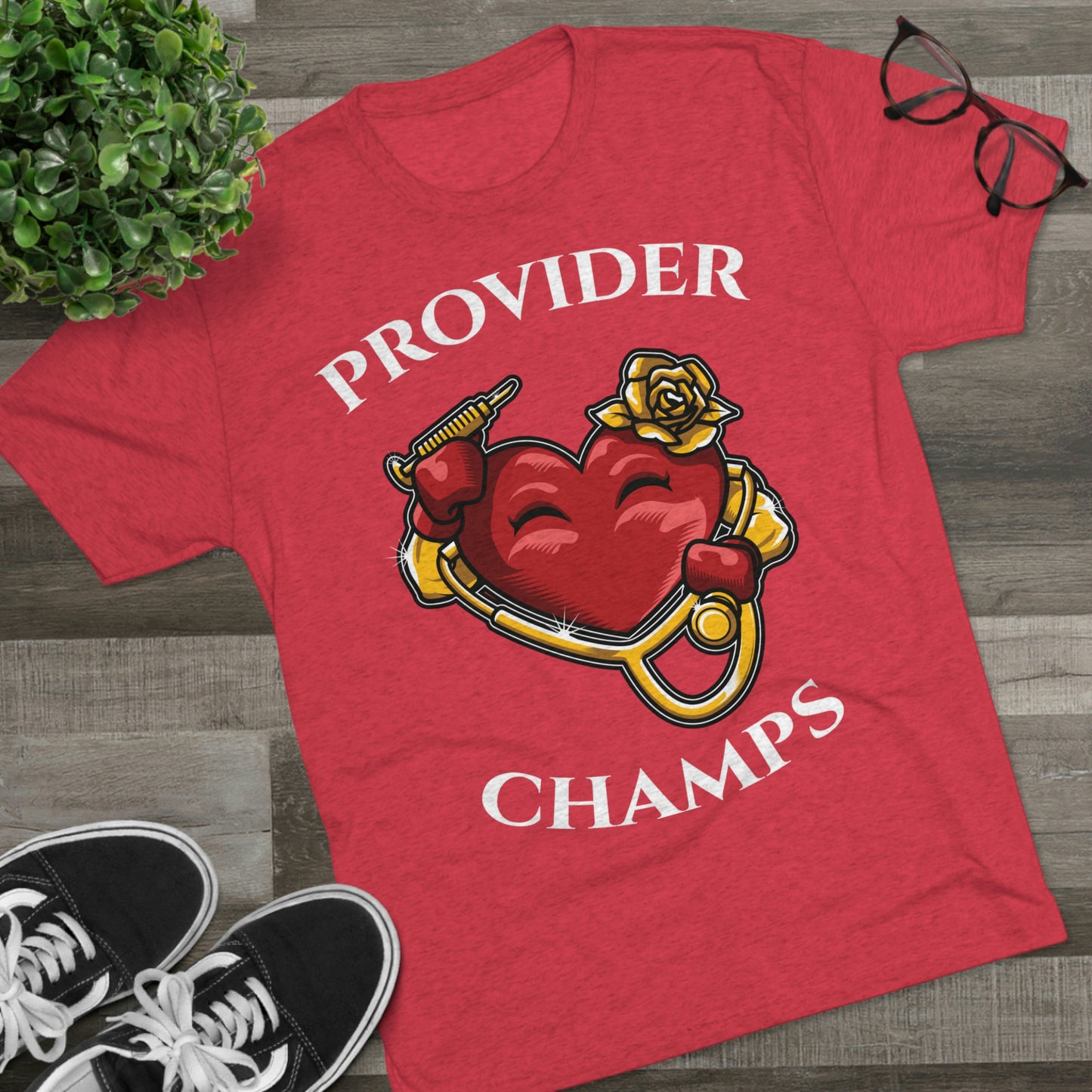 PROVIDER CHAMPS - PREMIUM SOFT - Unisex Tri-Blend Crew Tee (Next Level 6010)